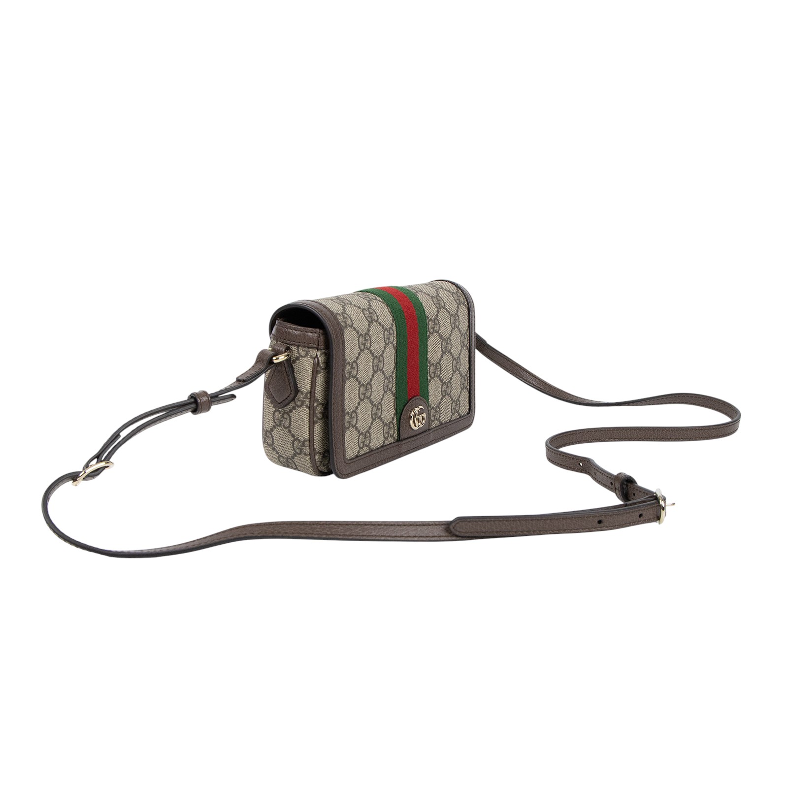 古馳 GUCCI Ophidia GG 迷你 肩背包 838471 FAE0P 棕Ophidia迷你肩背包 原廠盒子/防塵袋