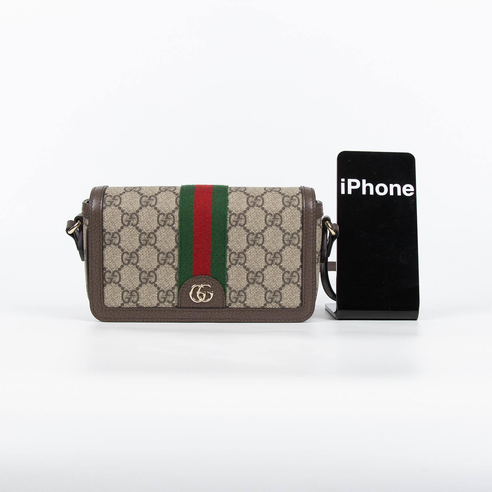 古馳 GUCCI Ophidia GG 迷你 肩背包 838471 FAE0P 棕Ophidia迷你肩背包 原廠盒子/防塵袋