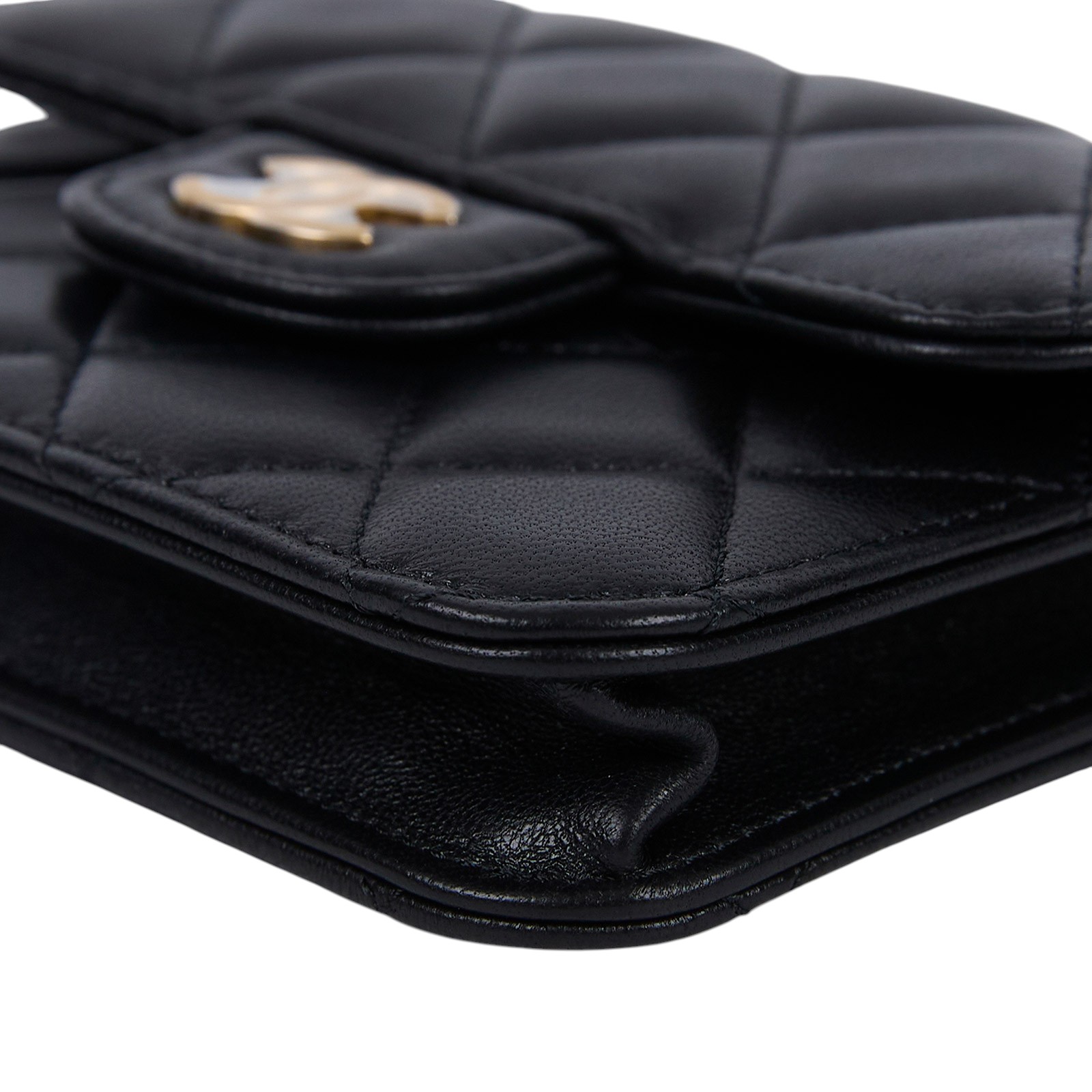 香奈兒 CHANEL 手提 肩背 口蓋包 迷你 AP2200 B05810 30開黑羊金手提MINI 2WAY 原廠盒子/防塵袋/保證卡/購買證明