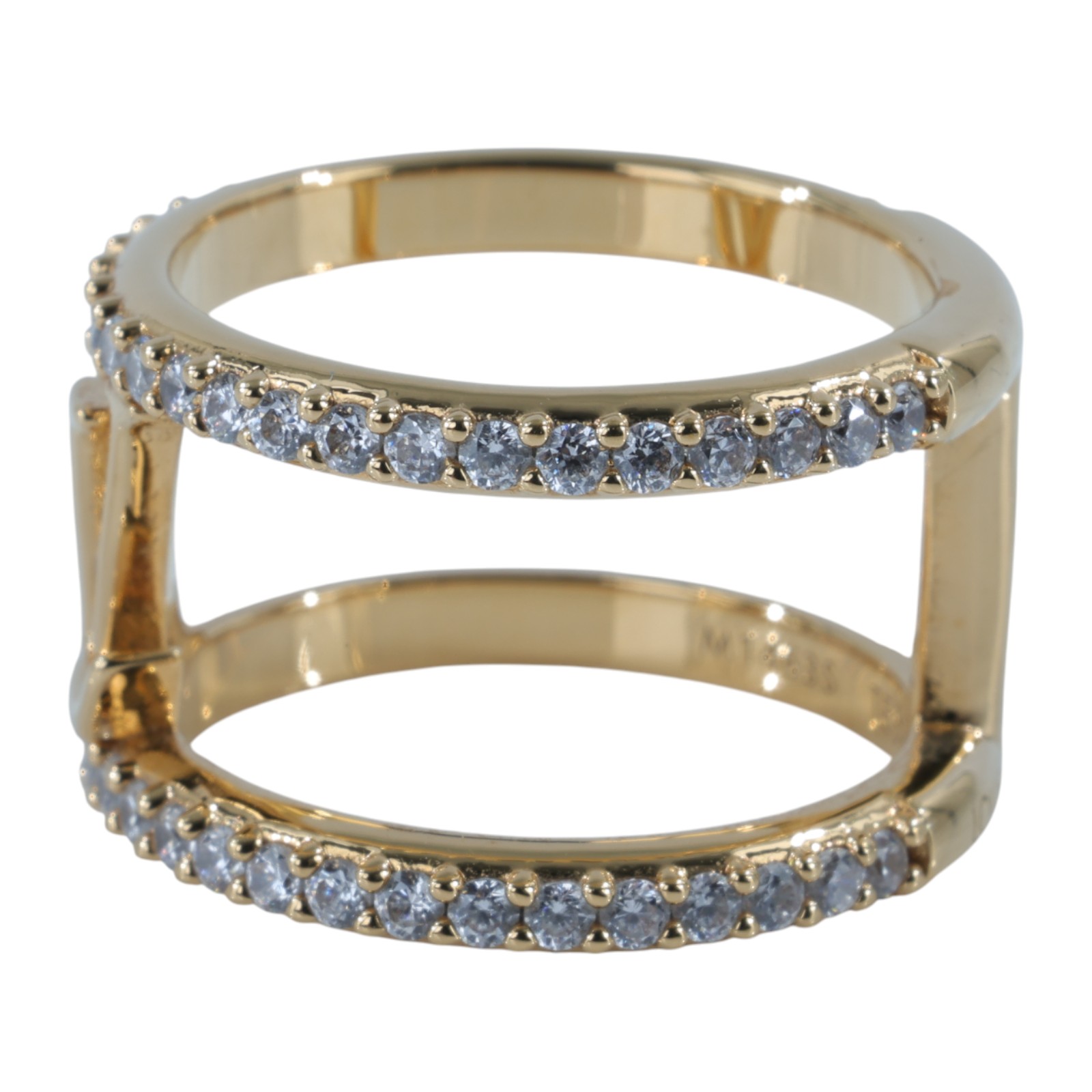 路易威登 LOUIS VUITTON LV Iconic 寬戒指 M1463S 水鑽LOGO戒指 原廠盒子/防塵袋/購買證明