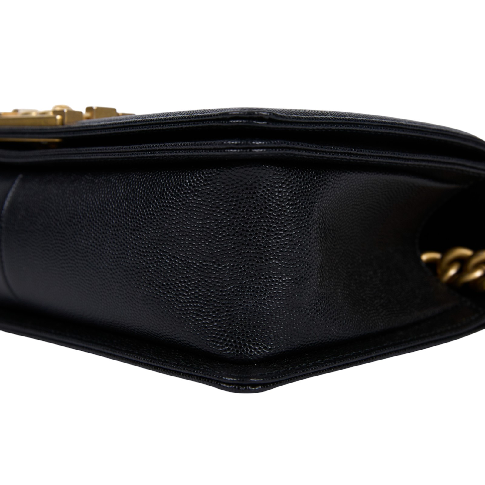 香奈兒 CHANEL Boy 25 口蓋包 A67086 晶片款 黑荔枝金扣BOY25 原廠盒子/防塵袋/購買證明影本