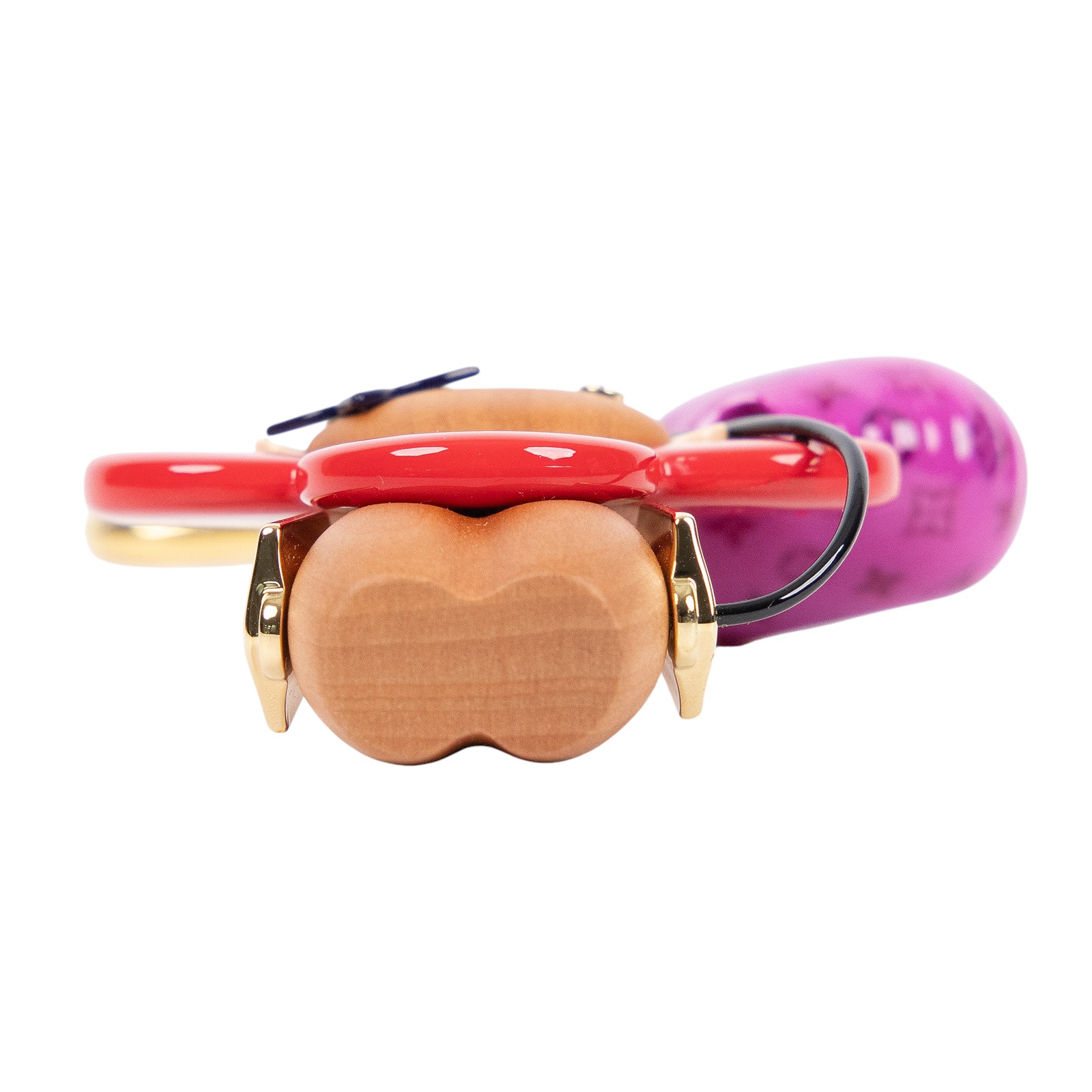 路易威登 LOUIS VUITTON Vivienne 鑰匙圈及包包吊飾 M80249 愛心氣球Vivienne鑰匙圈 原廠盒子/防塵袋