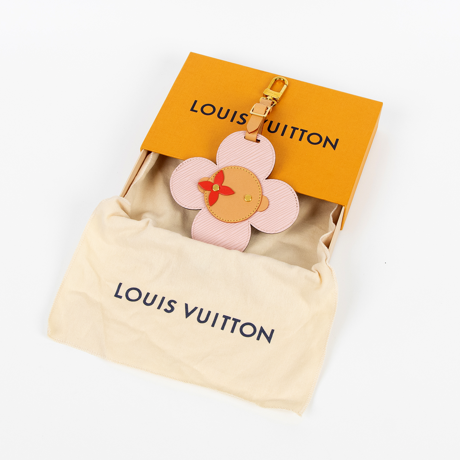 路易威登 LOUIS VUITTON Vivienne Head 行李吊牌 吊飾 M69572 粉紅Vivienne行李吊牌 原廠盒子/防塵袋