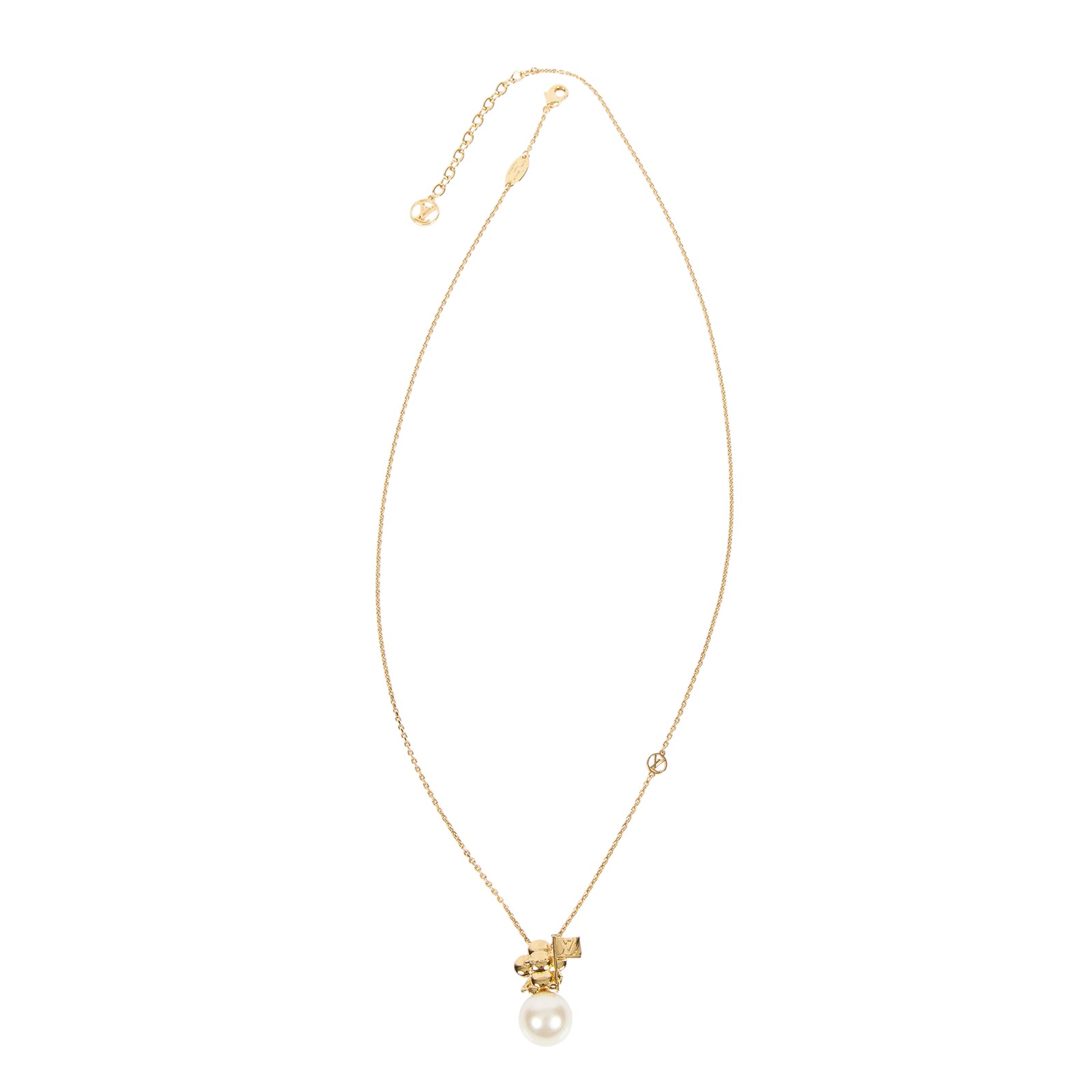 路易威登 LOUIS VUITTON Vivienne Over The Moon 項鍊 M00798  原廠盒子/防塵袋