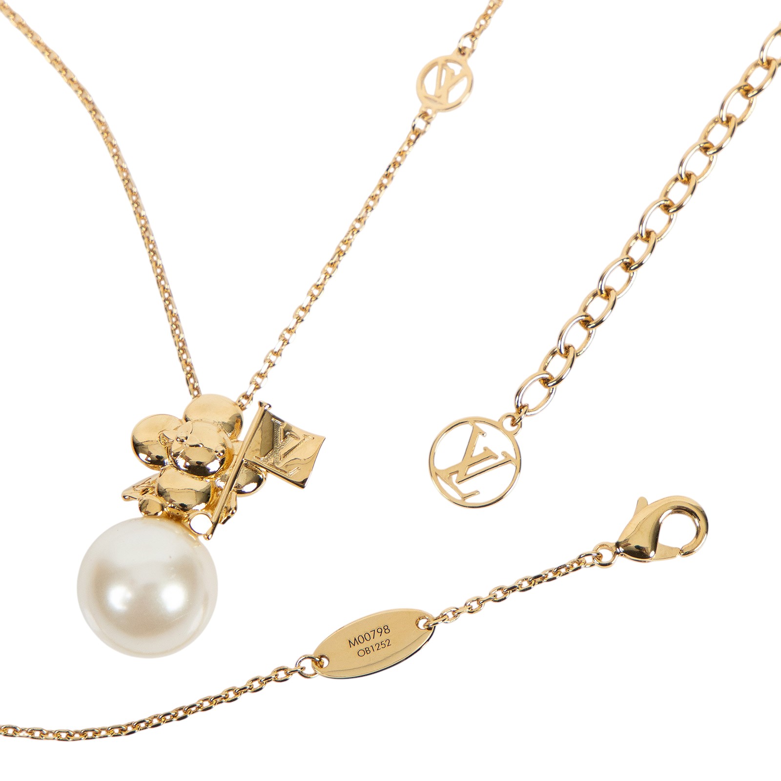 路易威登 LOUIS VUITTON Vivienne Over The Moon 項鍊 M00798  原廠盒子/防塵袋