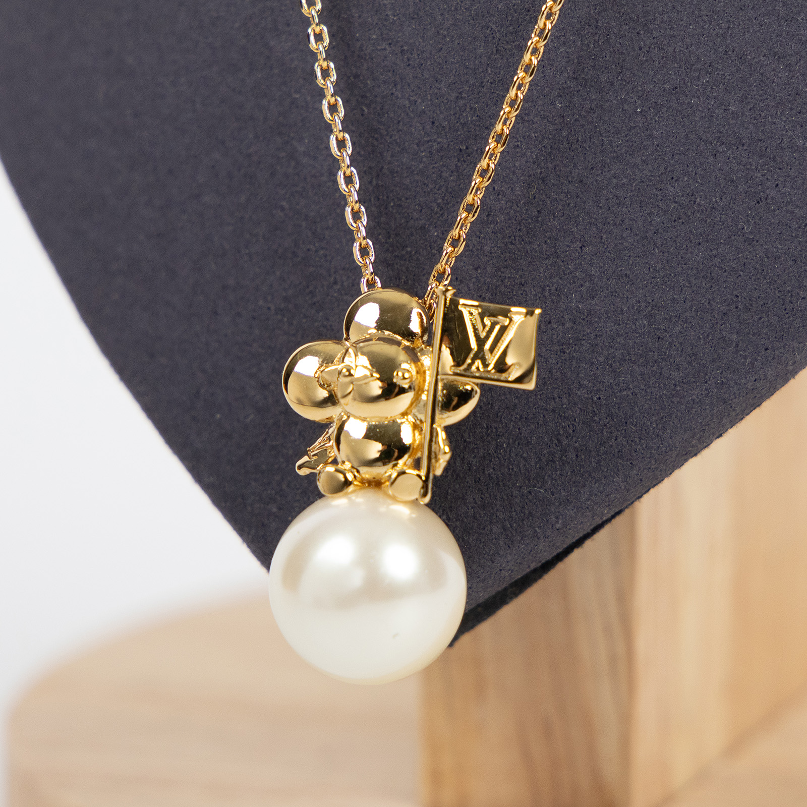 路易威登 LOUIS VUITTON Vivienne Over The Moon 項鍊 M00798  原廠盒子/防塵袋