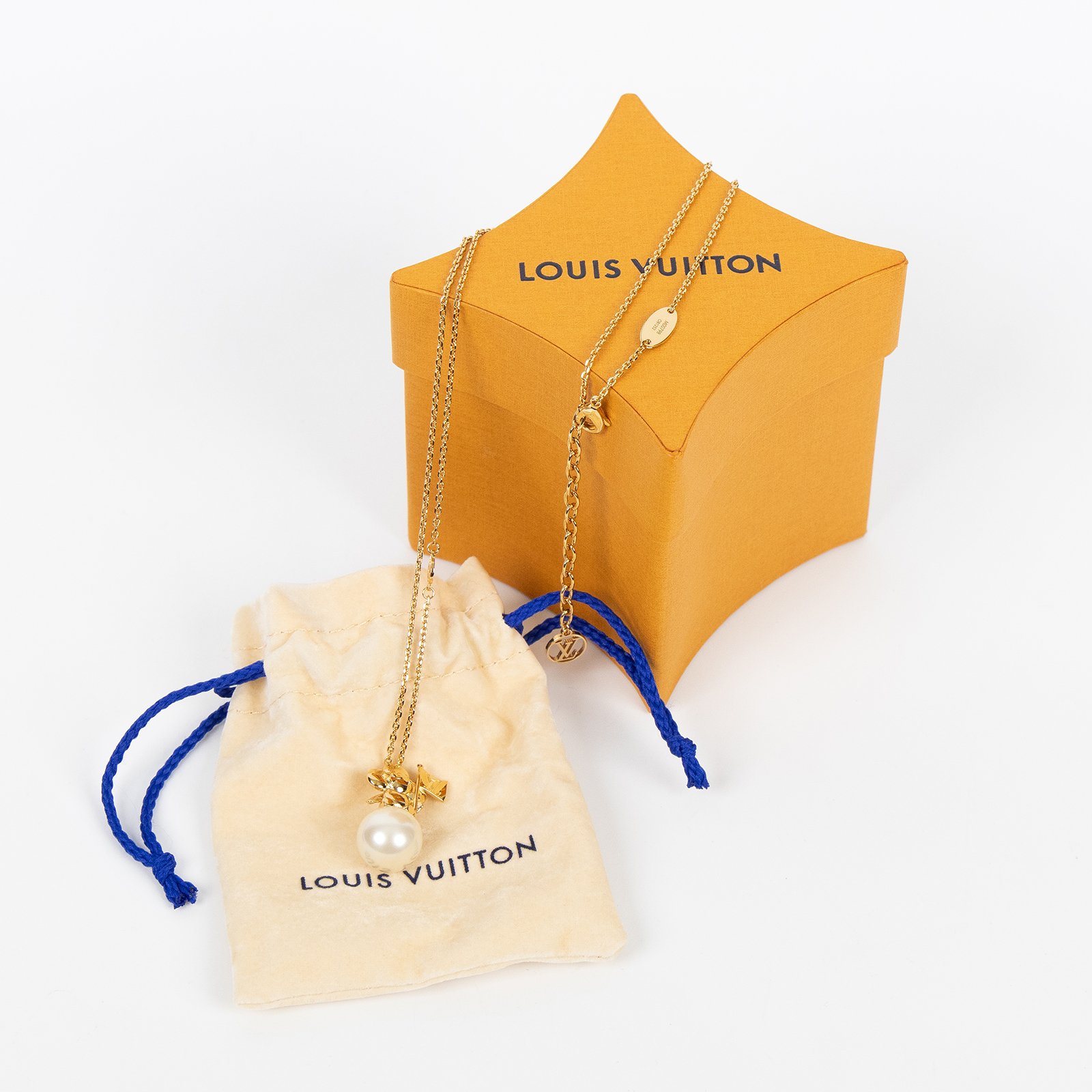 路易威登 LOUIS VUITTON Vivienne Over The Moon 項鍊 M00798  原廠盒子/防塵袋