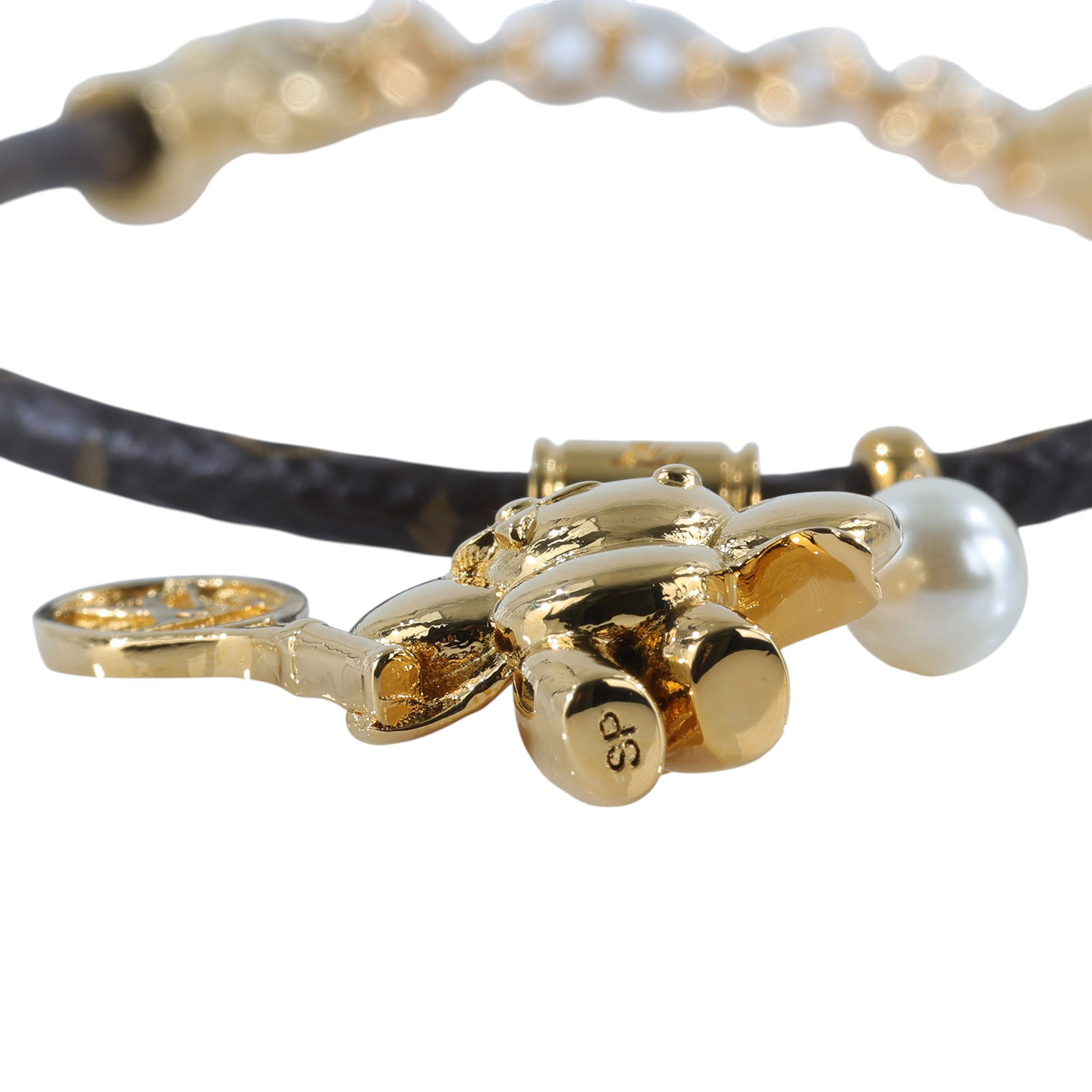 路易威登 LOUIS VUITTON Vivienne on the court 手鐲 M8087Z 原花Vivienne 網球手環 防塵袋