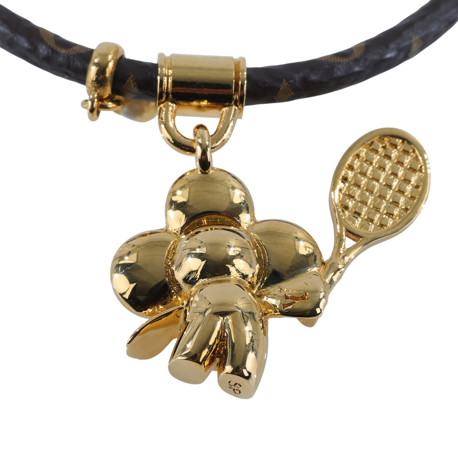 路易威登 LOUIS VUITTON Vivienne on the court 手鐲 M8087Z 原花Vivienne 網球手環 防塵袋