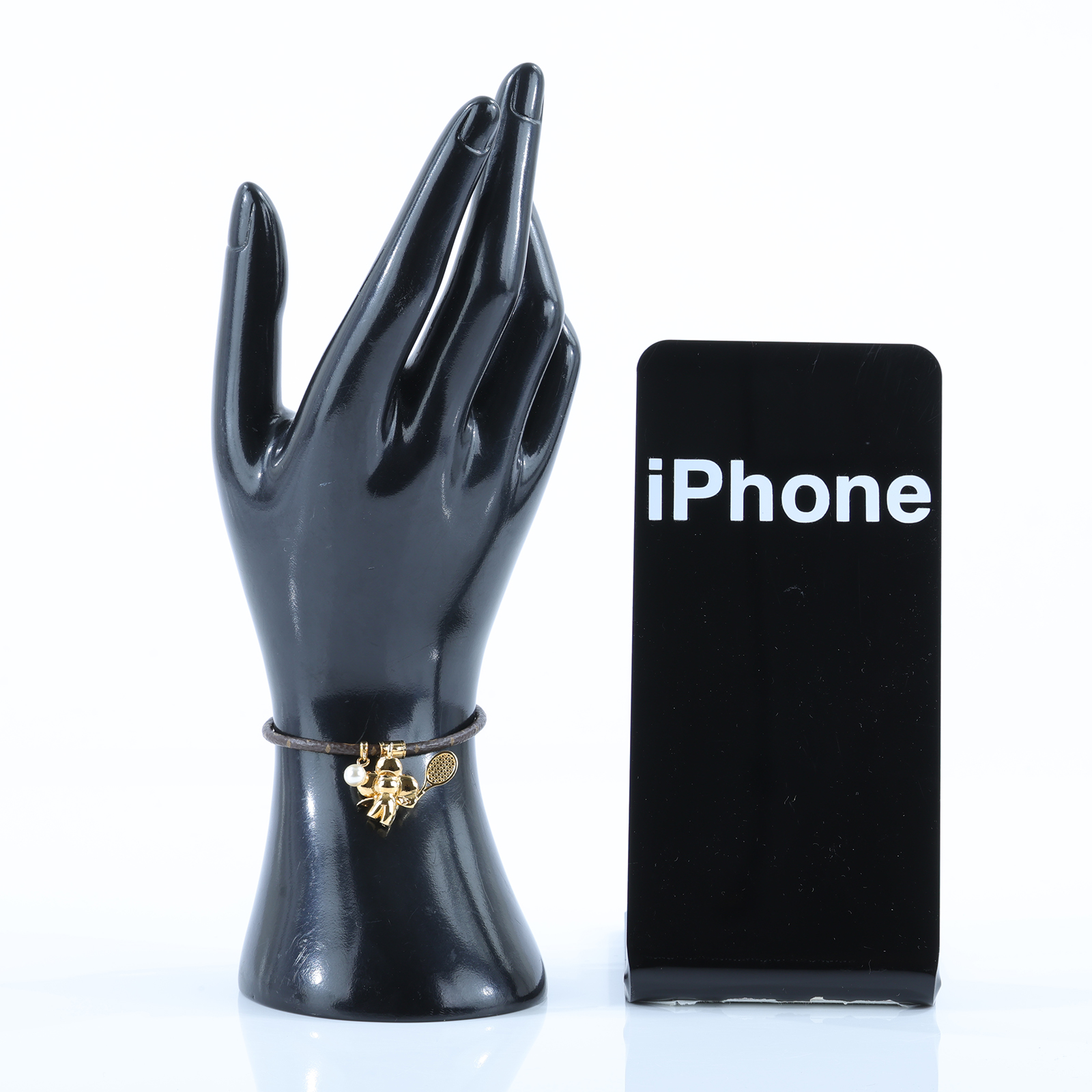 路易威登 LOUIS VUITTON Vivienne on the court 手鐲 M8087Z 原花Vivienne 網球手環 防塵袋