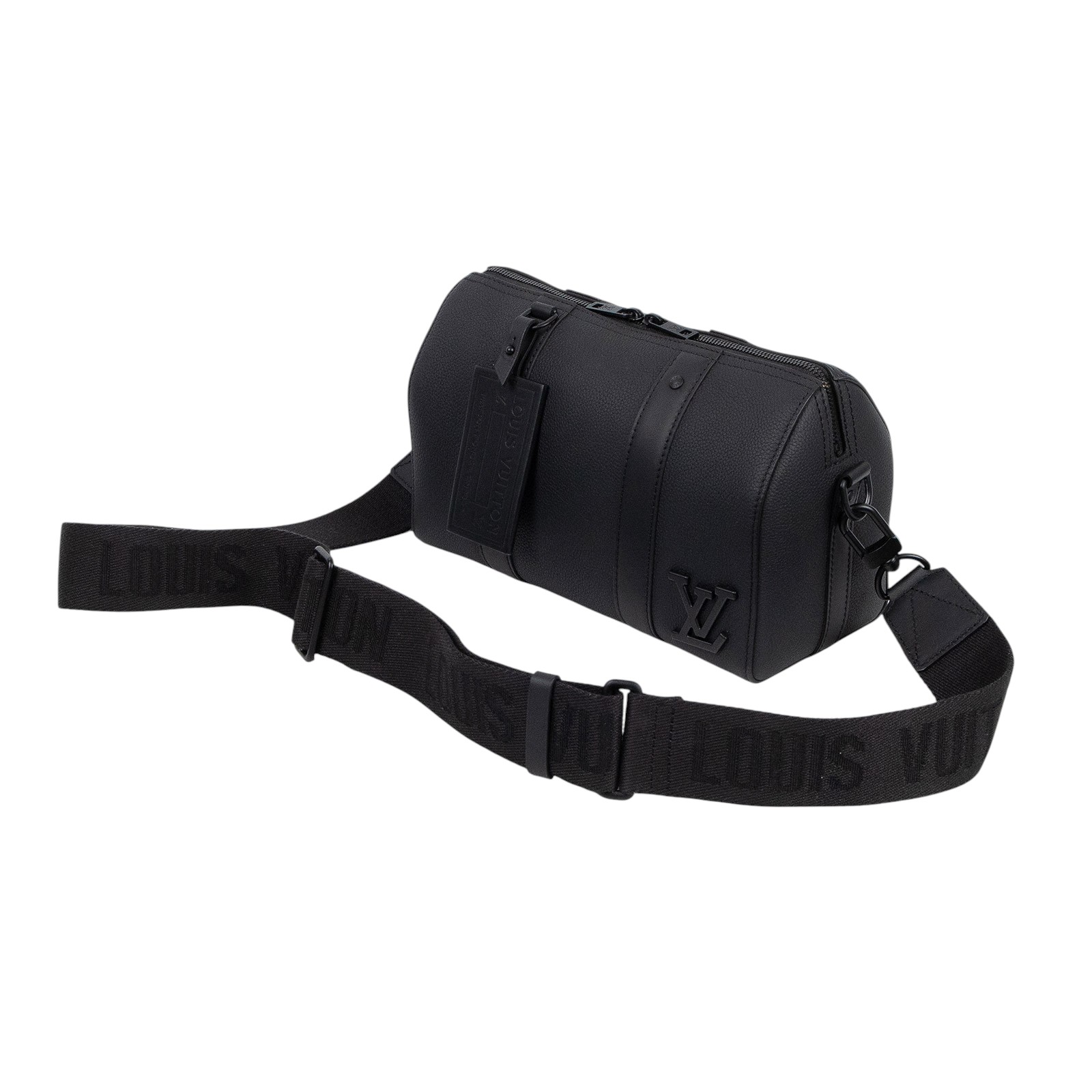 路易威登 LOUIS VUITTON City Keepall 肩背 波士頓包 黑色 M59255 晶片款 黑City Keepall 原廠盒子/防塵袋