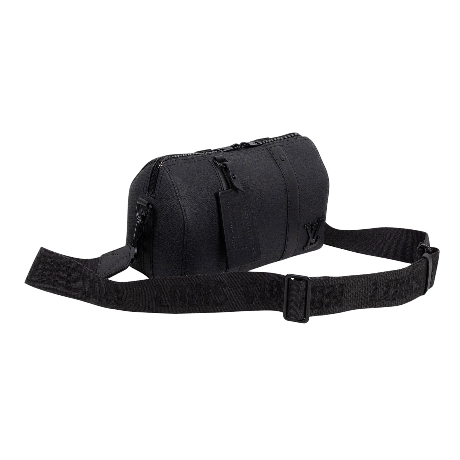 路易威登 LOUIS VUITTON City Keepall 肩背 波士頓包 黑色 M59255 晶片款 黑City Keepall 原廠盒子/防塵袋