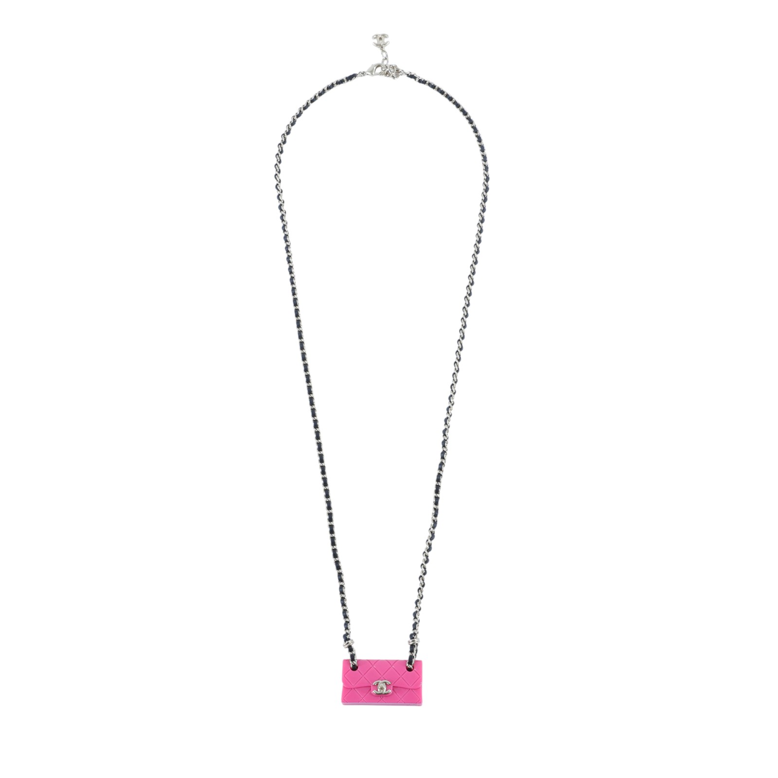 香奈兒 CHANEL 項鍊 飾品 ABA003ABA003/B23C 粉口蓋包皮穿長項鍊 防塵袋