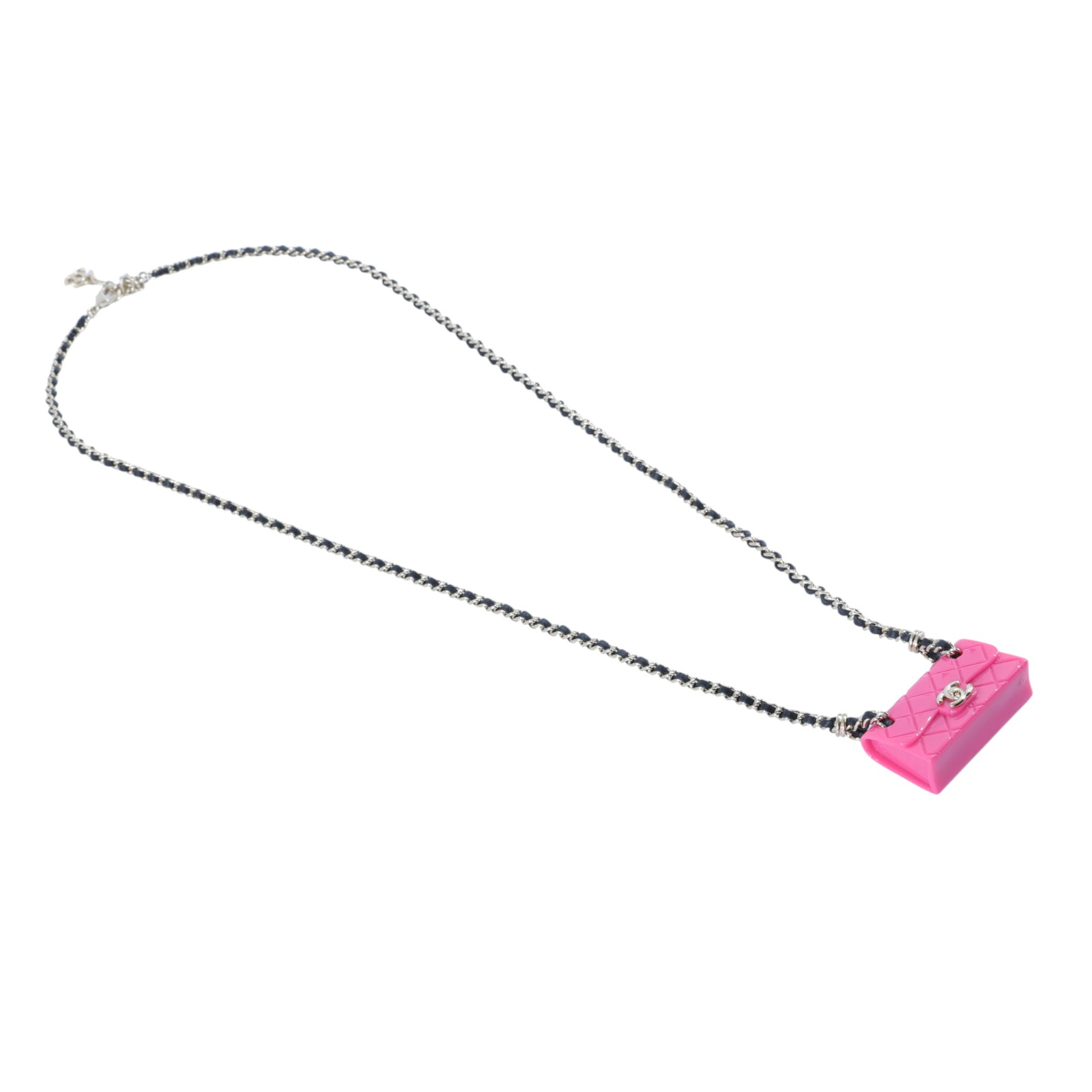 香奈兒 CHANEL 項鍊 飾品 ABA003ABA003/B23C 粉口蓋包皮穿長項鍊 防塵袋