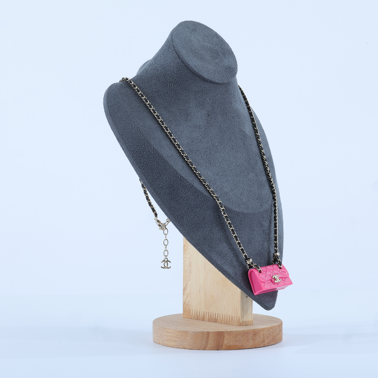 香奈兒 CHANEL 項鍊 飾品 ABA003ABA003/B23C 粉口蓋包皮穿長項鍊 防塵袋