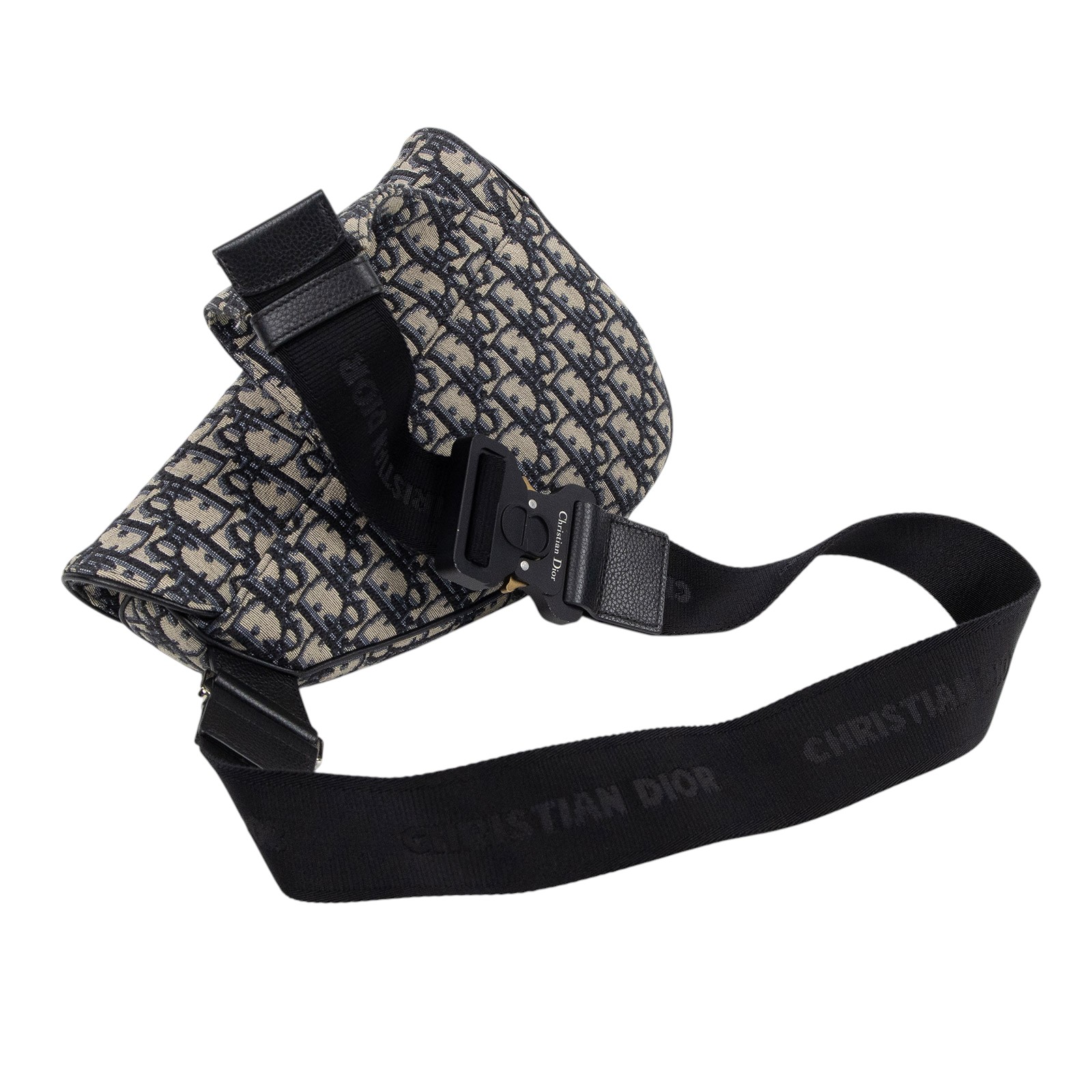 迪奧 CHRISTIAN DIOR Saddle 馬鞍袋 1ADPO093YKY 原花SADDLE胸包 原廠盒子/防塵袋