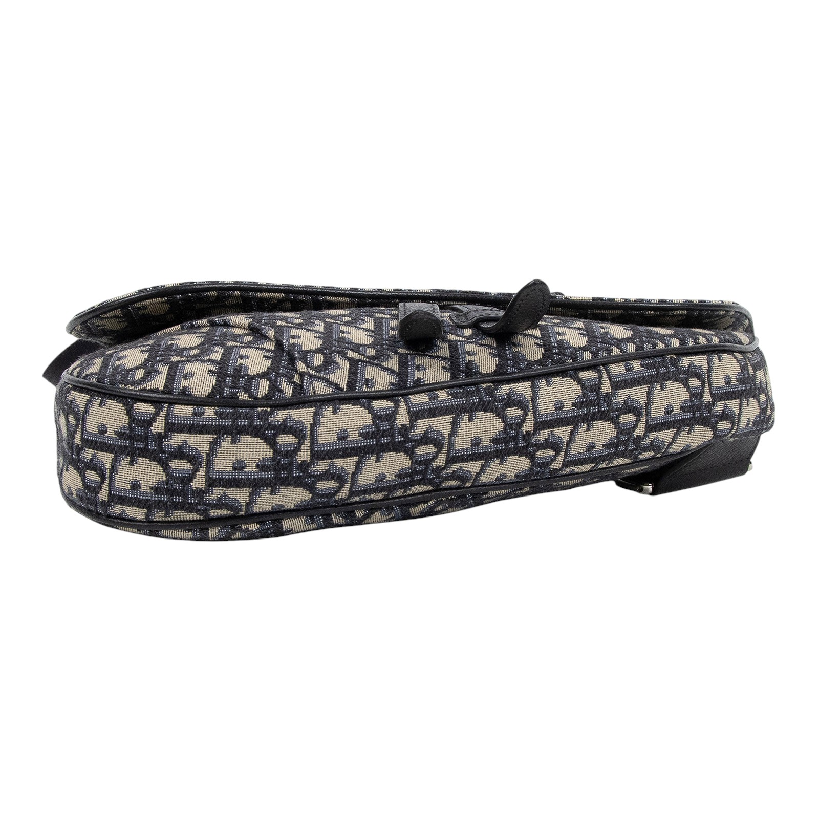 迪奧 CHRISTIAN DIOR Saddle 馬鞍袋 1ADPO093YKY 原花SADDLE胸包 原廠盒子/防塵袋