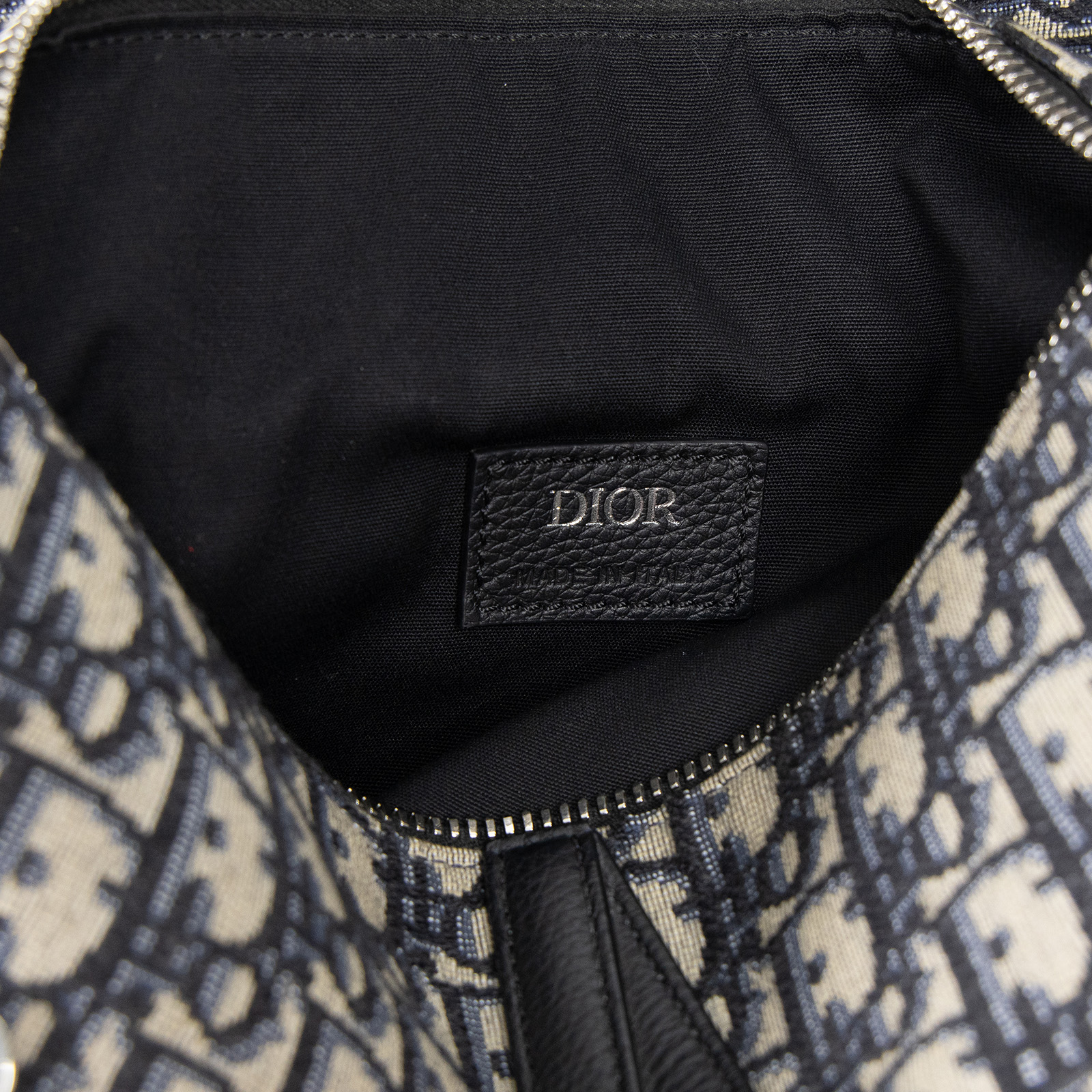 迪奧 CHRISTIAN DIOR Saddle 馬鞍袋 1ADPO093YKY 原花SADDLE胸包 原廠盒子/防塵袋