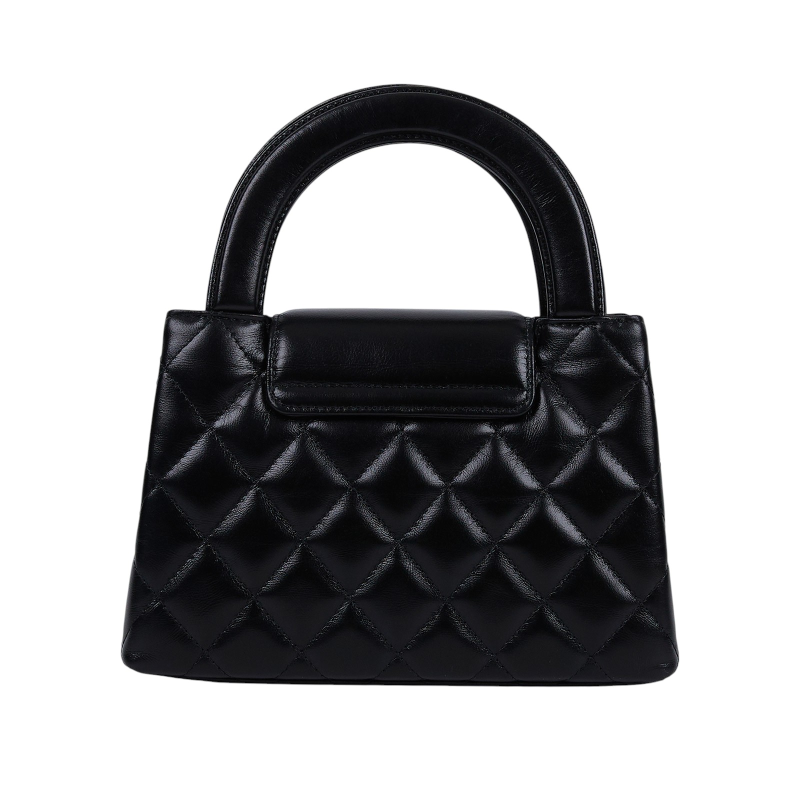 香奈兒 CHANEL Kelly Nano 手提 斜背包 AS4416 B15566 晶片款 黑金KELLY 2WAYS 防塵袋 / 購買證明