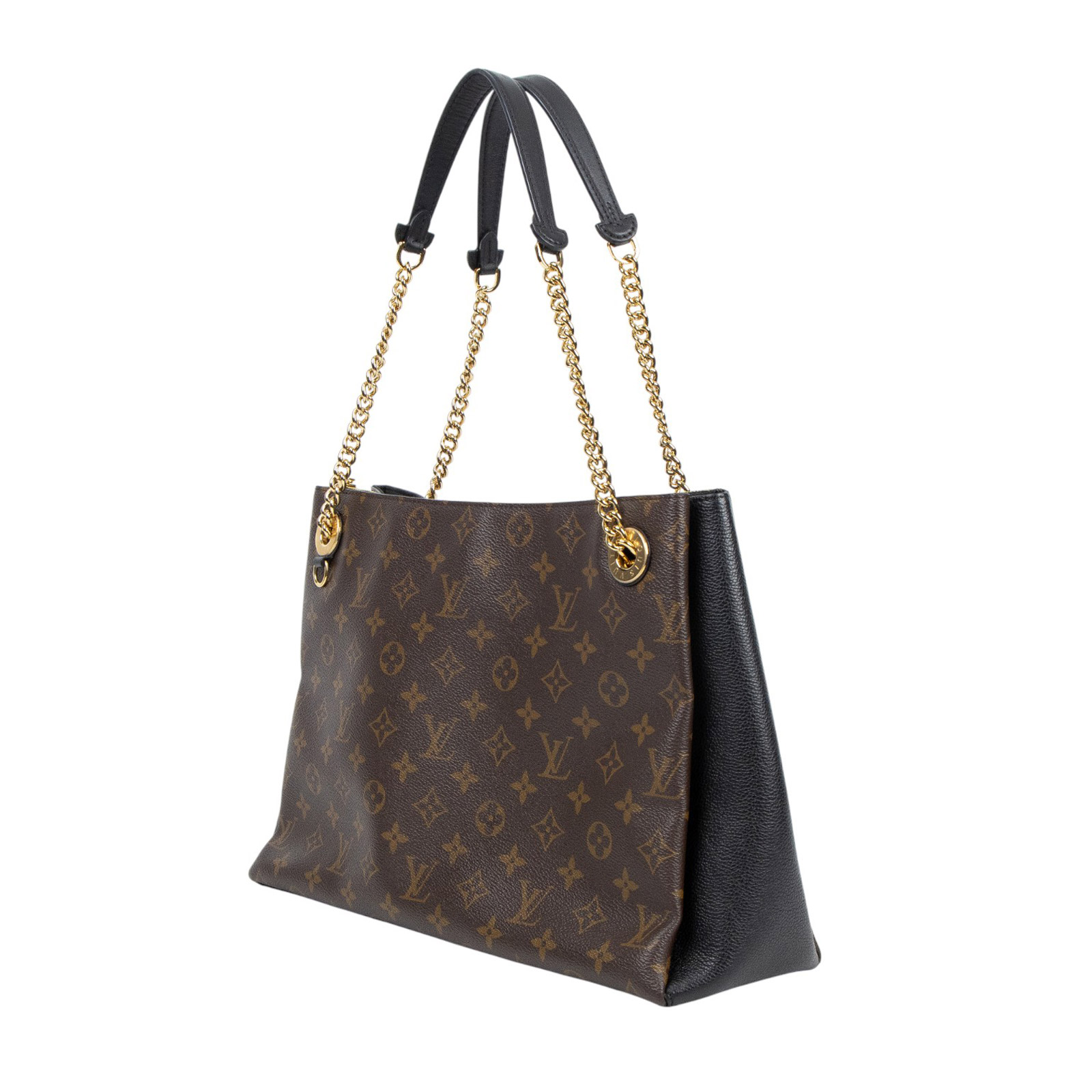 路易威登 LOUIS VUITTON SURENE MM 肩背包 老花 M43772 棕原花SURENE托特包 防塵袋