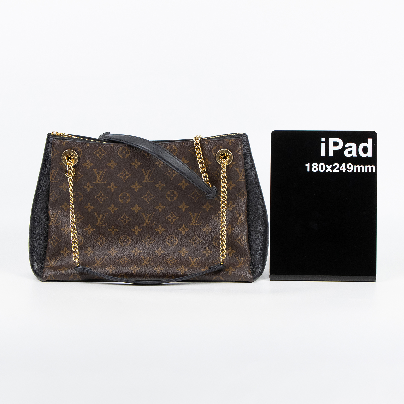 路易威登 LOUIS VUITTON SURENE MM 肩背包 老花 M43772 棕原花SURENE托特包 防塵袋