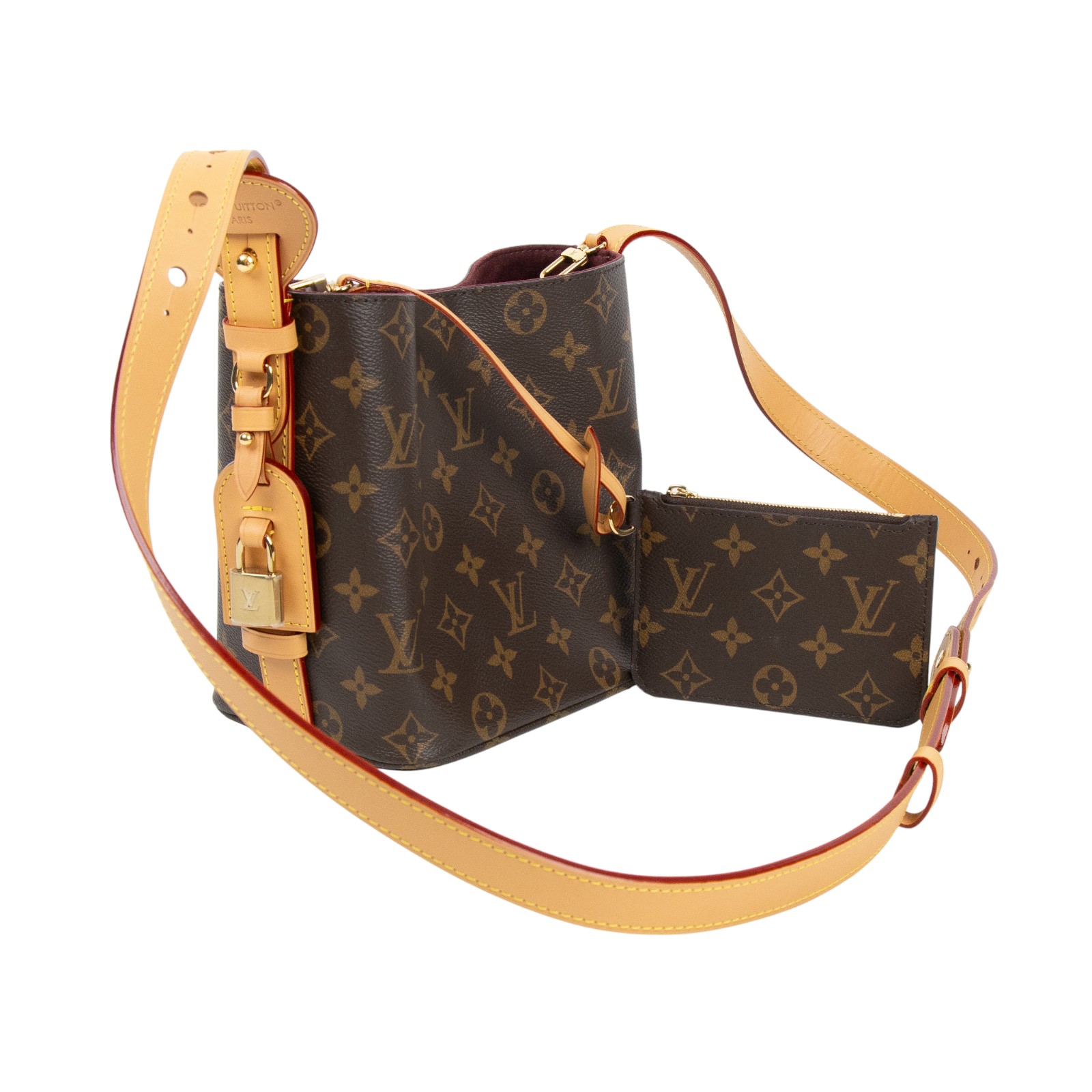 路易威登 LOUIS VUITTON All In BB 手提包 經典帆布 M12925 晶片款 棕原花All In BB 原廠盒子/防塵袋/購買證明影本