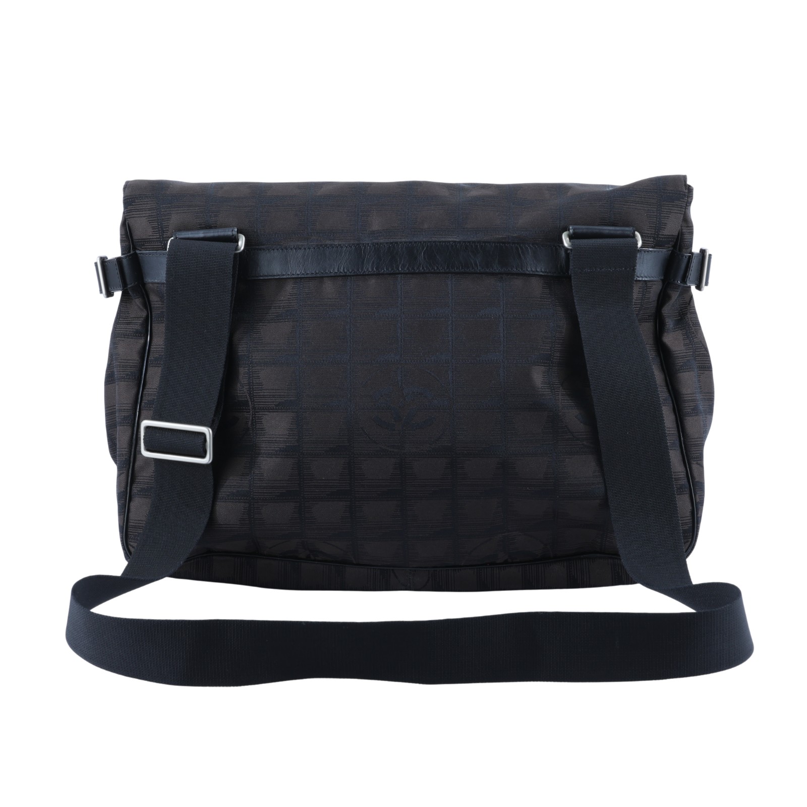 香奈兒 CHANEL New Travel Line 郵差包 A29348 11開 黑棕TRAVEL LINE 郵差包 無附屬品