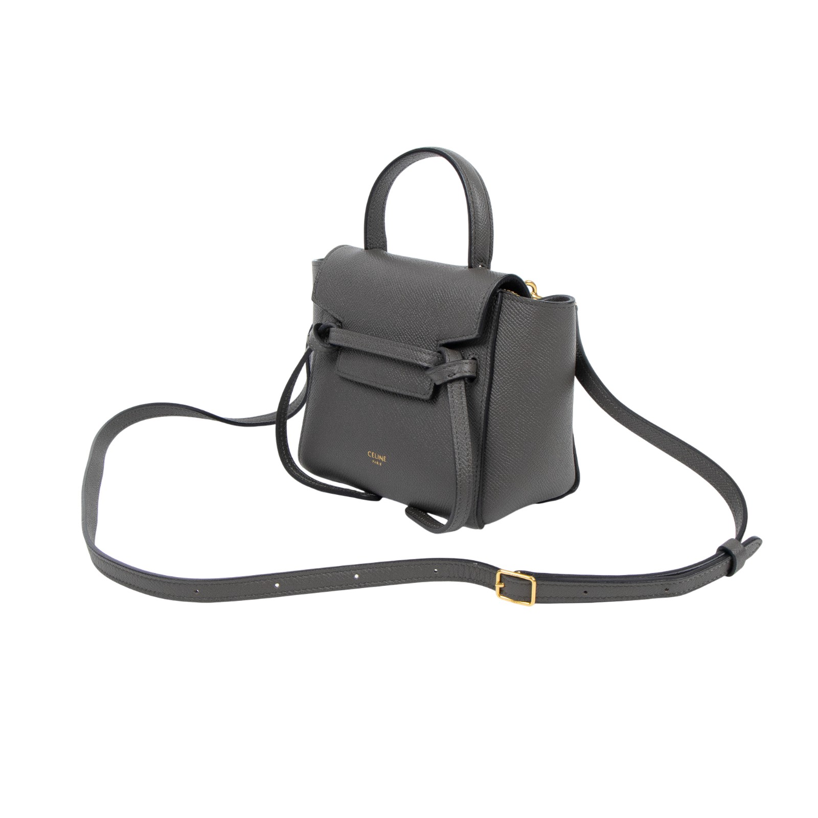 思琳 CELINE Pico Belt 手袋 194263ZVA 灰 PICO BELT BAG 防塵袋/購買證明