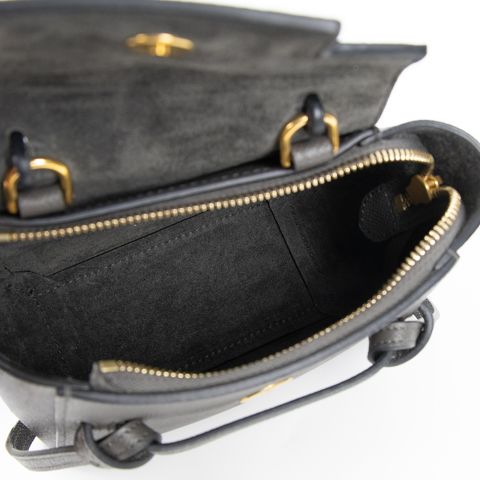 思琳 CELINE Pico Belt 手袋 194263ZVA 灰 PICO BELT BAG 防塵袋/購買證明