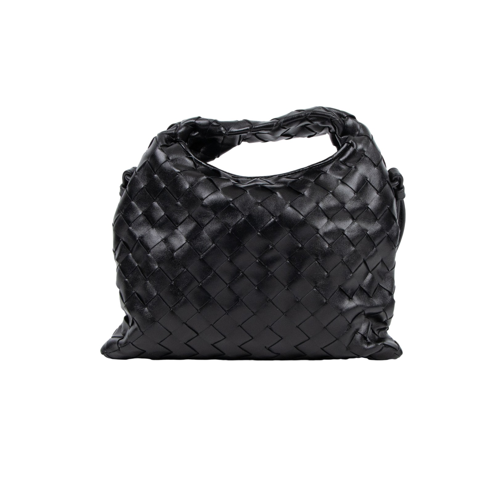 寶緹嘉 BOTTEGA VENETA Hop 迷你 斜挎包 777586V3IV1 黑MINI HOP 防塵袋