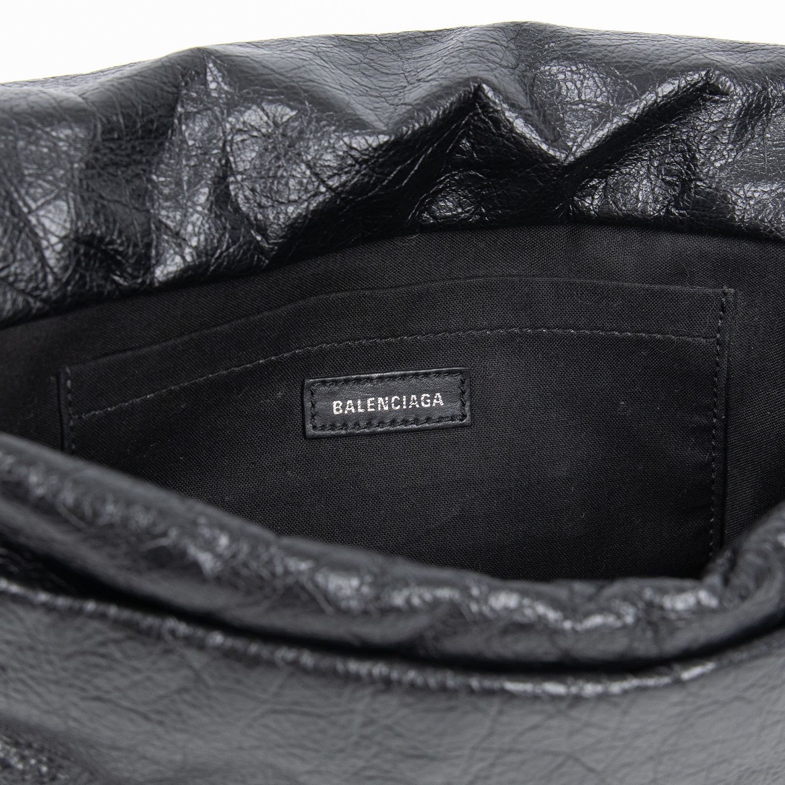 巴黎世家 BALENCIAGA Monaco 斜背包 8066302ABCI 黑 Monaco翻蓋包 無附屬品