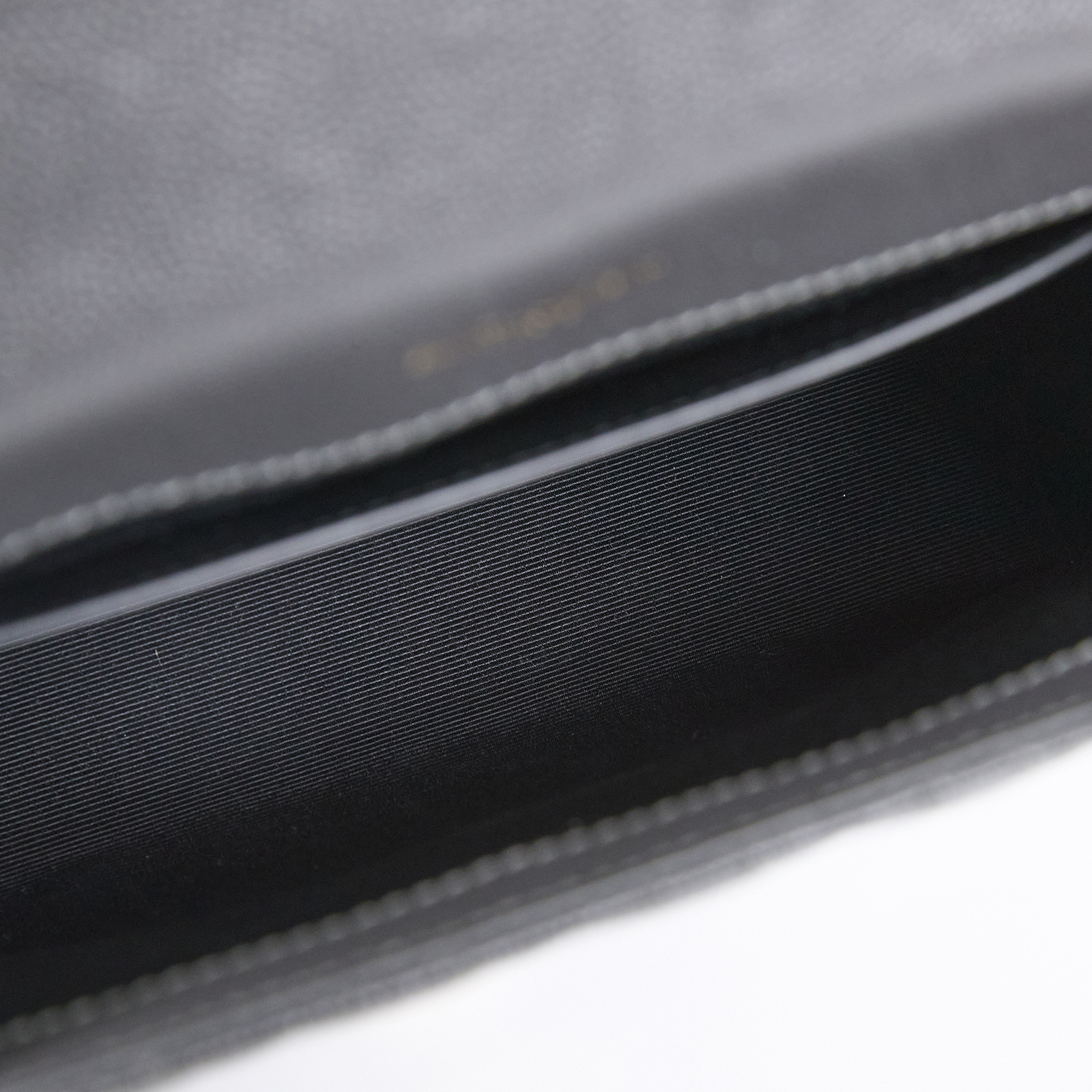 聖羅蘭 YSL SAINT LAURENT Envelope 粒面絎縫皮革 中型 信封袋 金色五金 600185BOW91  防塵袋