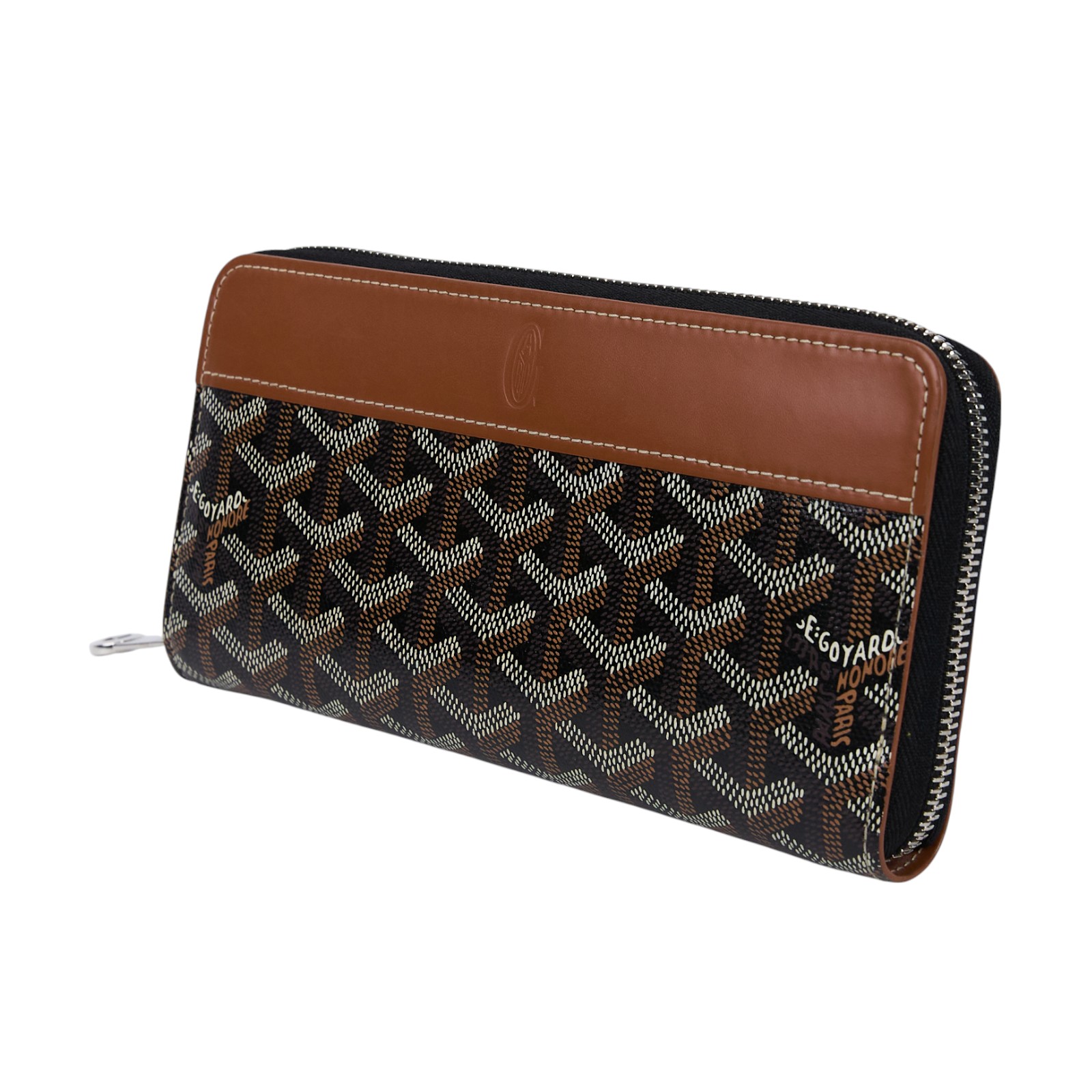 高雅德 GOYARD Matignon GM Wallet 錢包 拉鍊 長夾 MATIG2GMLTY 焦糖色拉鍊長夾 原廠盒子