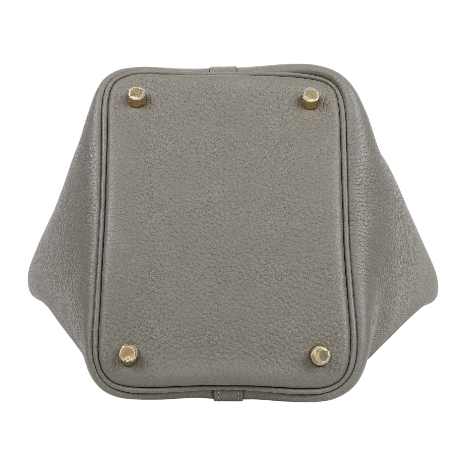 愛馬仕 Hermes Picotin Lock 18 菜籃子包 金色五金 積雨雲灰色 H056289CC0L /U FM 002 PM  原廠盒子/防塵袋/購買證明/鎖組