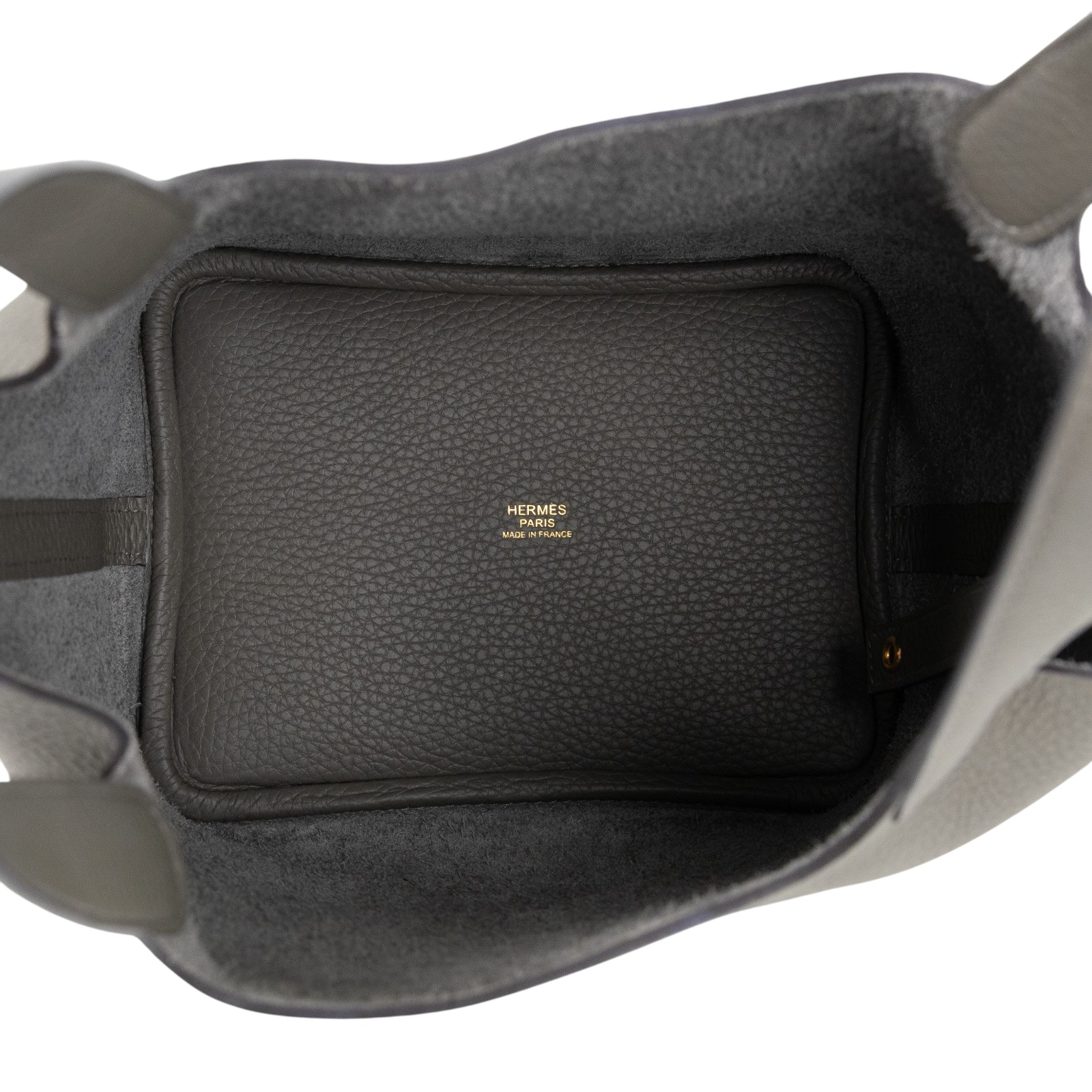 愛馬仕 Hermes Picotin Lock 18 菜籃子包 金色五金 積雨雲灰色 H056289CC0L /U FM 002 PM  原廠盒子/防塵袋/購買證明/鎖組