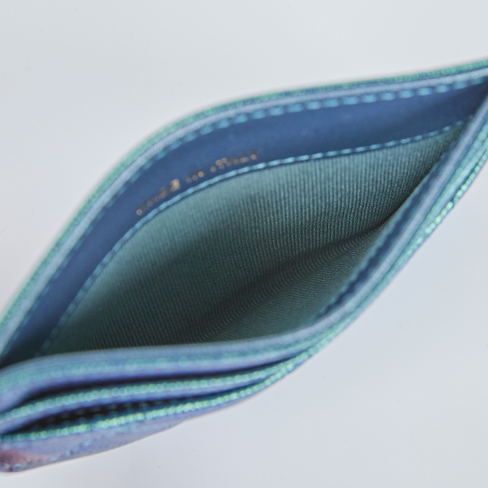 香奈兒 CHANEL CC LOGO 經典卡片夾 AP0213 31開珠光藍卡夾 原廠盒子/防塵袋/保證卡