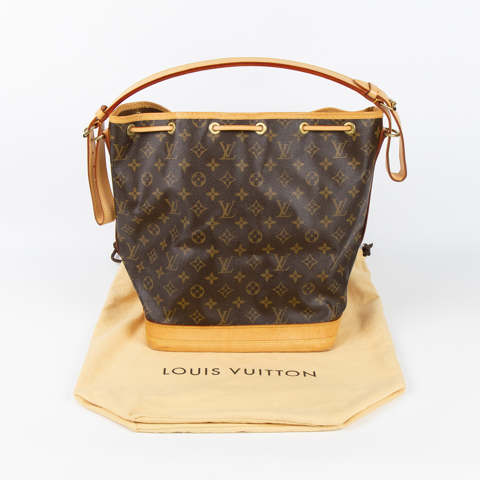 路易威登 LOUIS VUITTON Noé 原花 束口水桶包 M42224 原花NOE水桶包 防塵袋