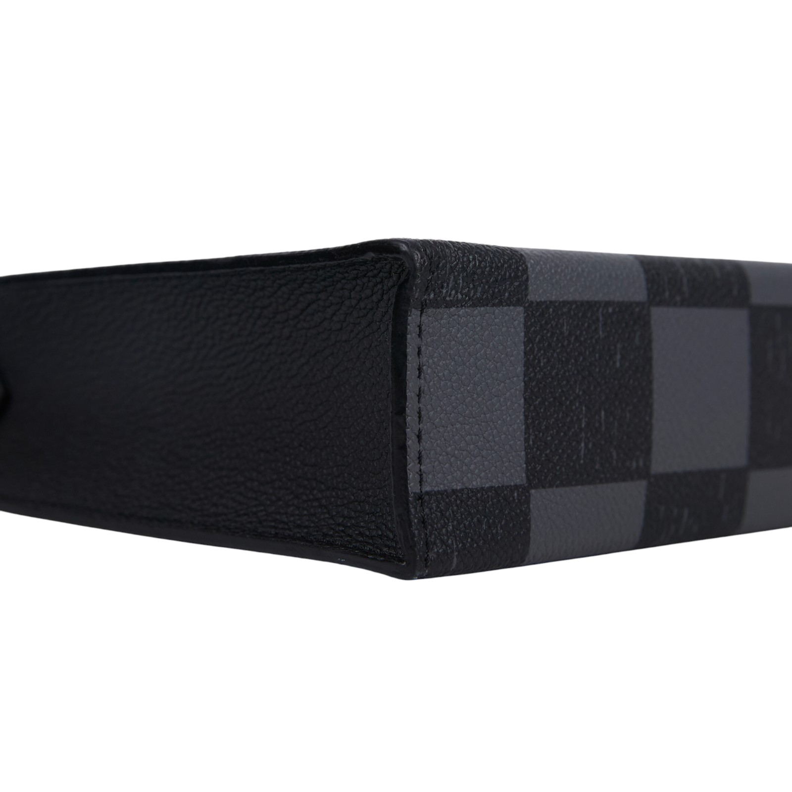 路易威登 LOUIS VUITTON Sac Plat 手提 鏈條包 N60495 晶片款 黑牛棋盤格SAC PLAT 防塵袋