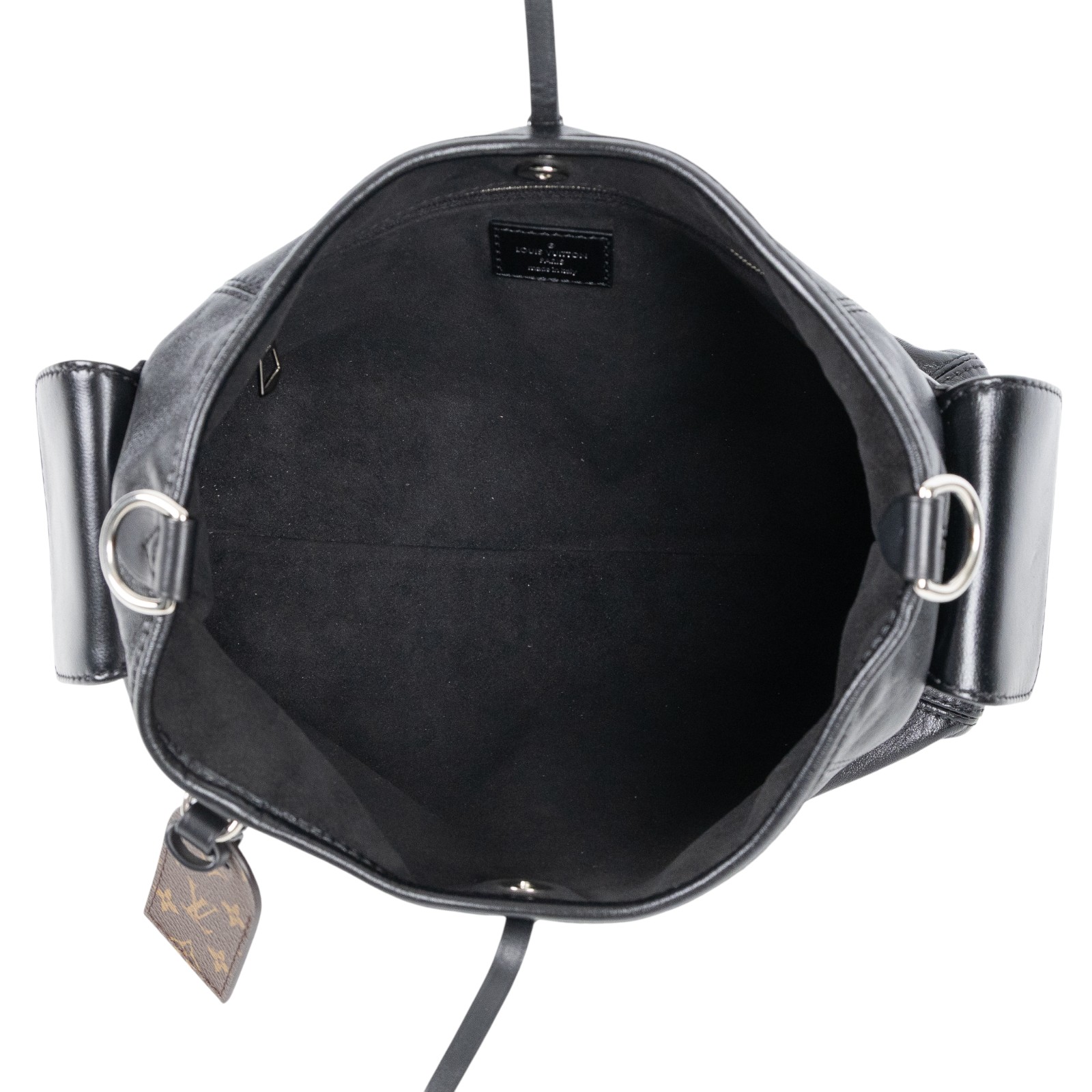 路易威登 LOUIS VUITTON CarryAll Cargo Vibe PM 手提包 黑色 M24861 晶片款  原廠盒子/防塵袋/購買證明/背帶