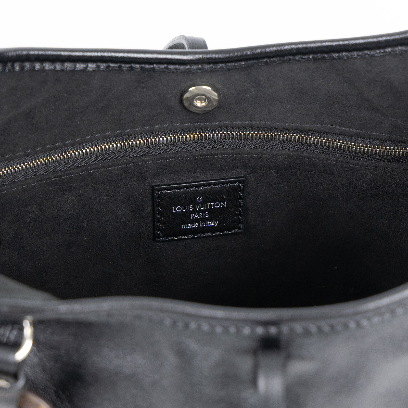 路易威登 LOUIS VUITTON CarryAll Cargo Vibe PM 手提包 黑色 M24861 晶片款  原廠盒子/防塵袋/購買證明/背帶