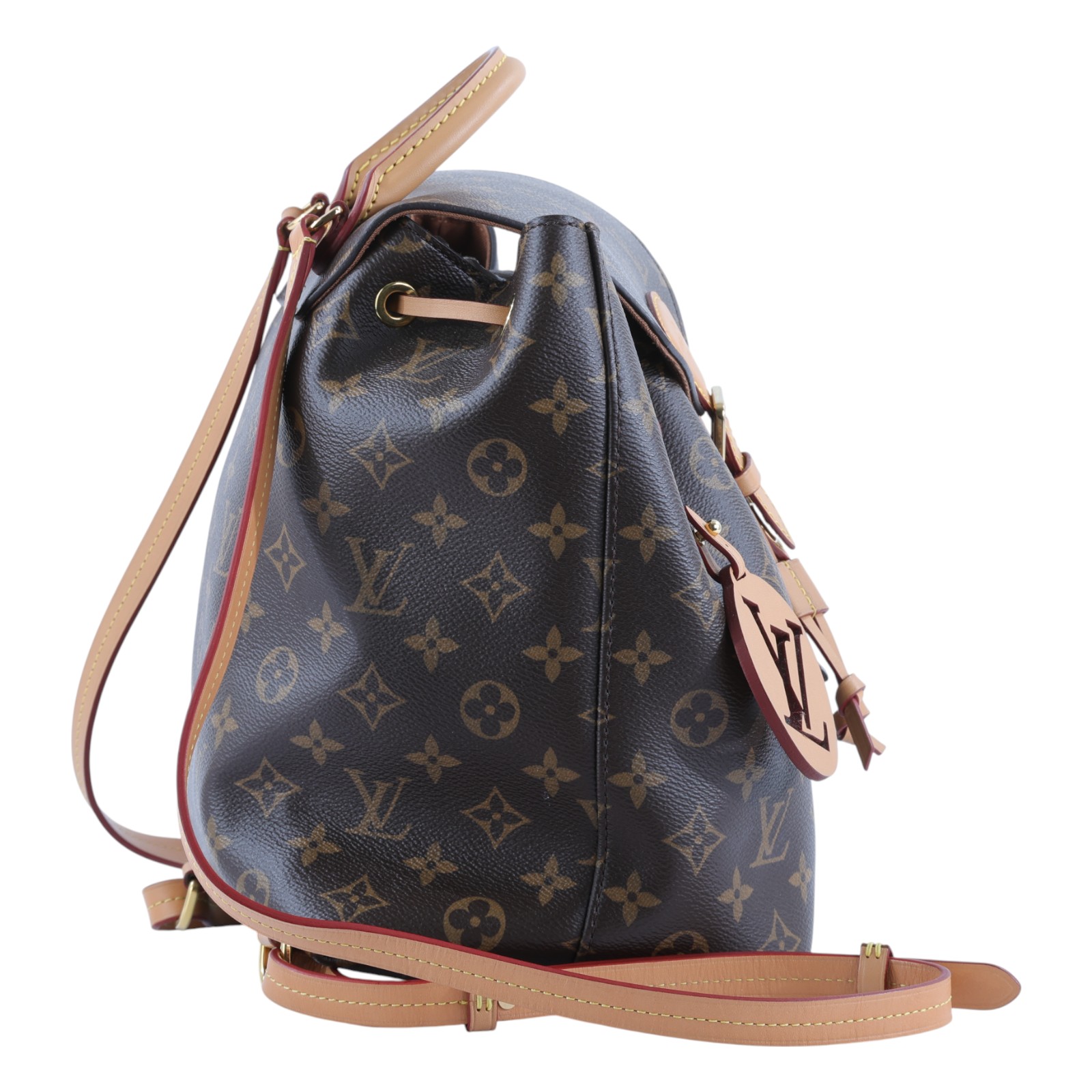 路易威登 LOUIS VUITTON Montsouris PM 後背包 經典帆布 M45501 晶片款  防塵袋/原廠盒子/購買證明