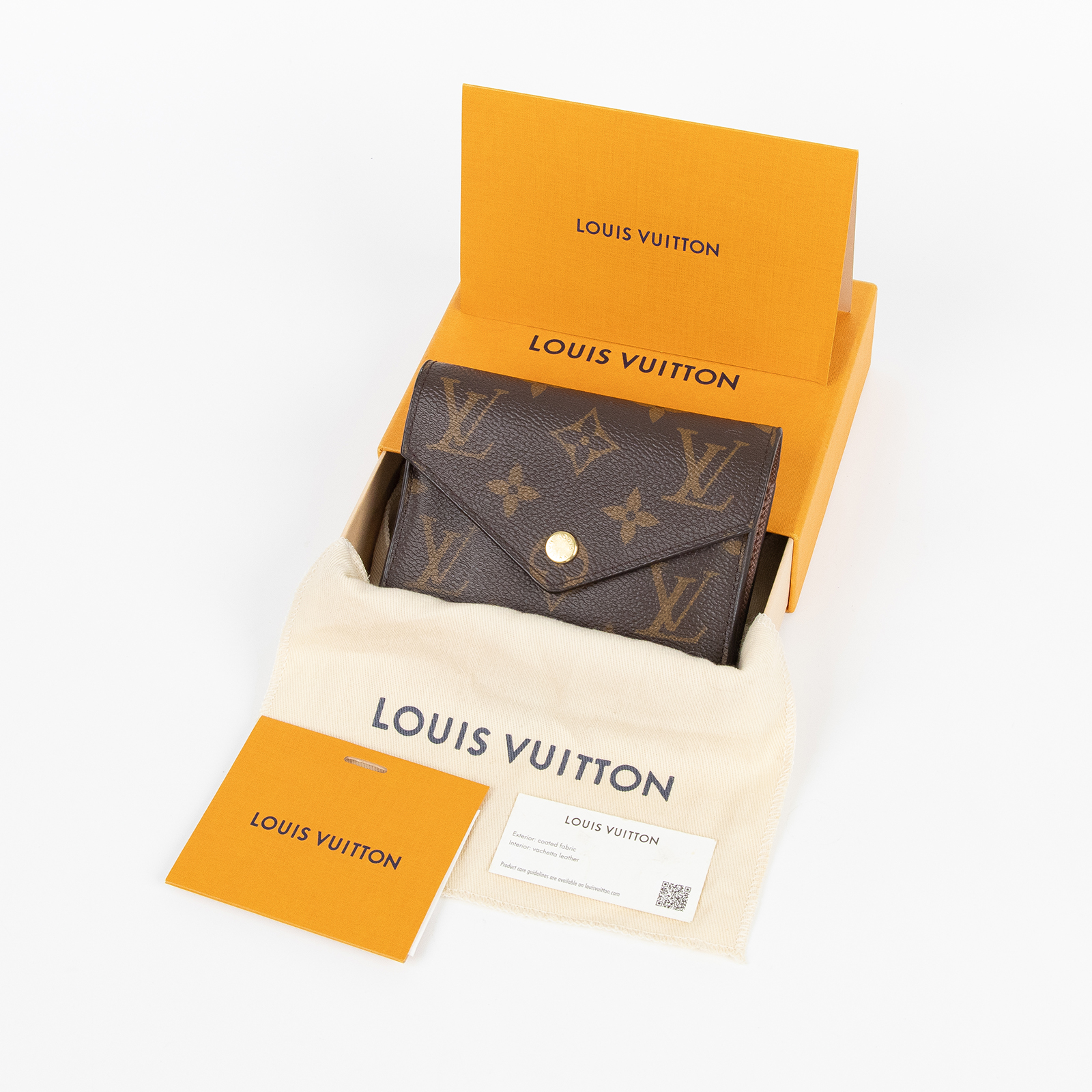 路易威登 LOUIS VUITTON Victorine 錢包 塗層帆布 Monogram M62472 晶片款  防塵袋/原廠盒子