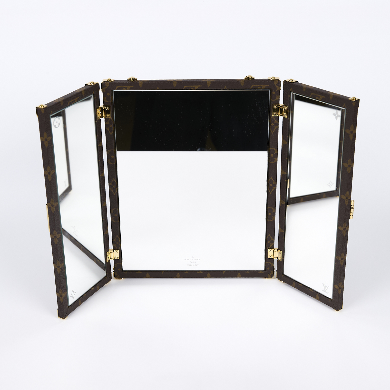 路易威登 LOUIS VUITTON Home 老花 行李箱鏡子 GI0554 原花鏡子 原廠盒子