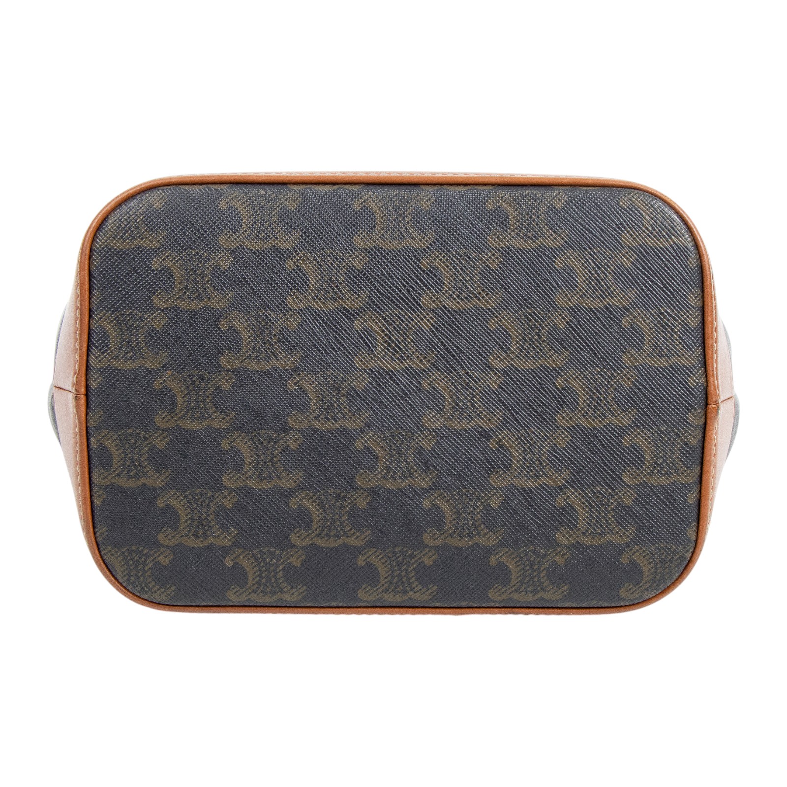 思琳 CELINE Triomphe帆布 小型 Bucket 肩背 水桶包 191442CAS 凱旋門SMALL BUCKET 防塵袋/購買證明