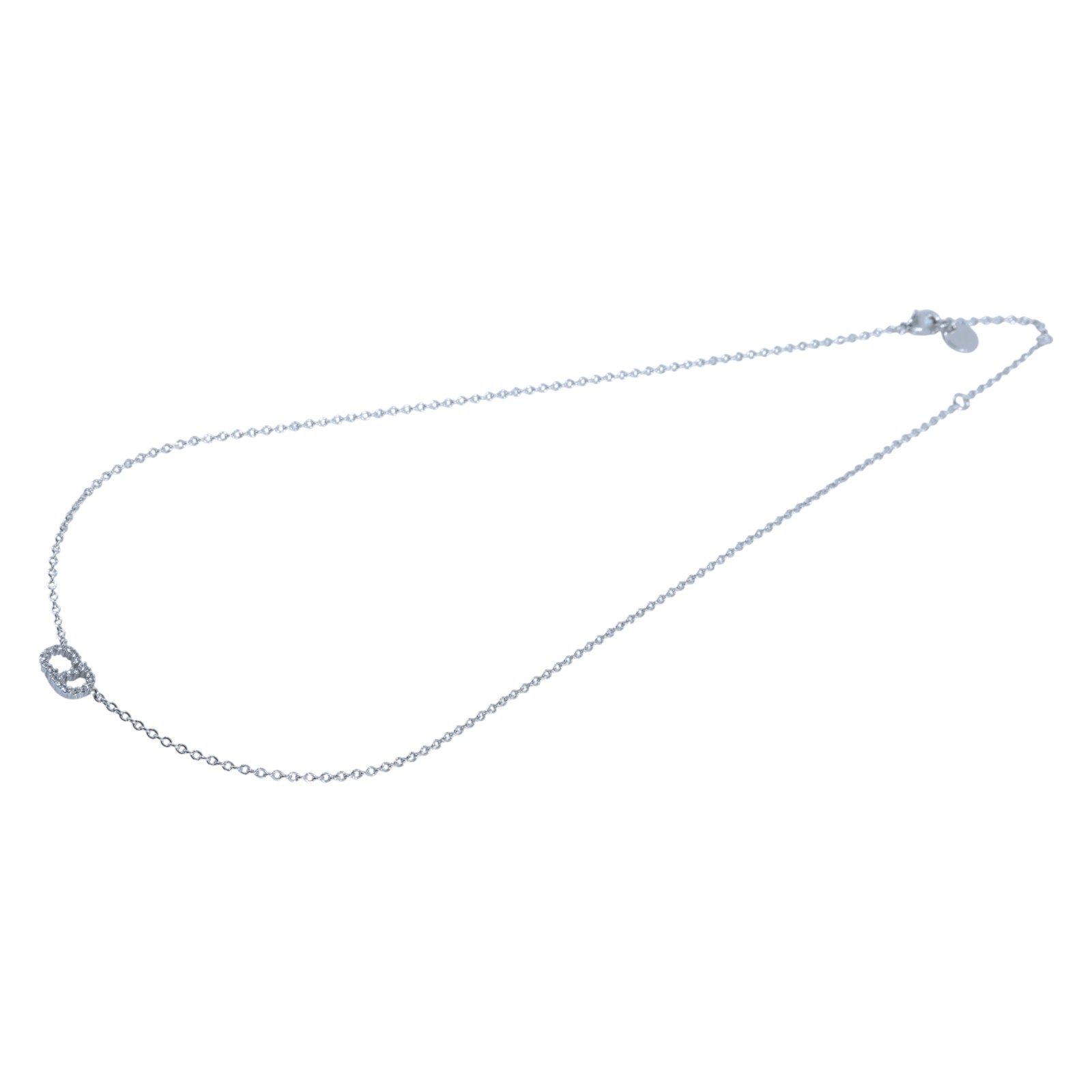 迪奧 CHRISTIAN DIOR Clair D Lune 項鍊 N0717CDLCY CD水鑽項鍊 原廠盒子/防塵袋