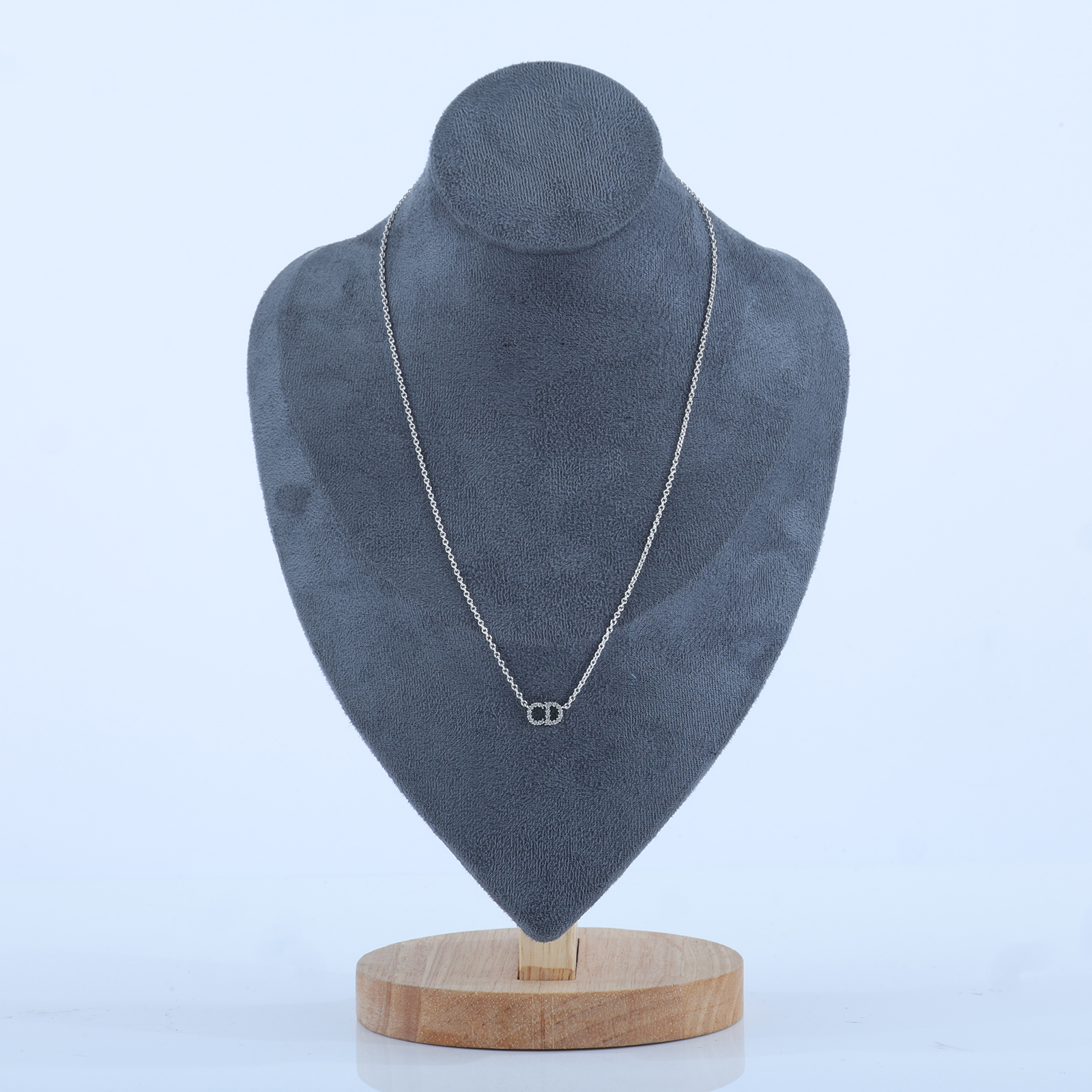 迪奧 CHRISTIAN DIOR Clair D Lune 項鍊 N0717CDLCY CD水鑽項鍊 原廠盒子/防塵袋