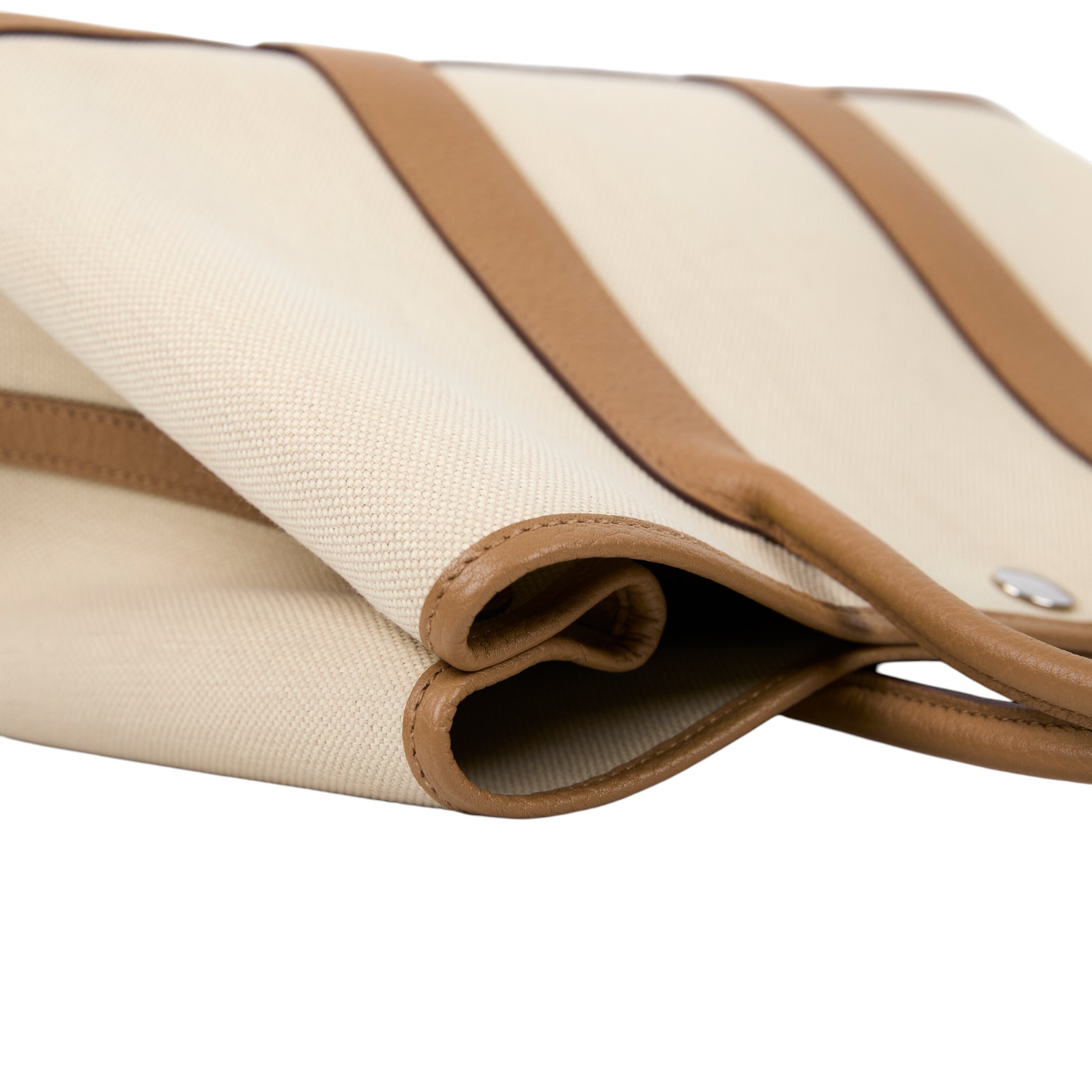 愛馬仕 Hermes Garden Party 花園派對包 30 銀色五金 冰川白 餅乾色 H069573CKBN /  原廠盒子/防塵袋/購買證明