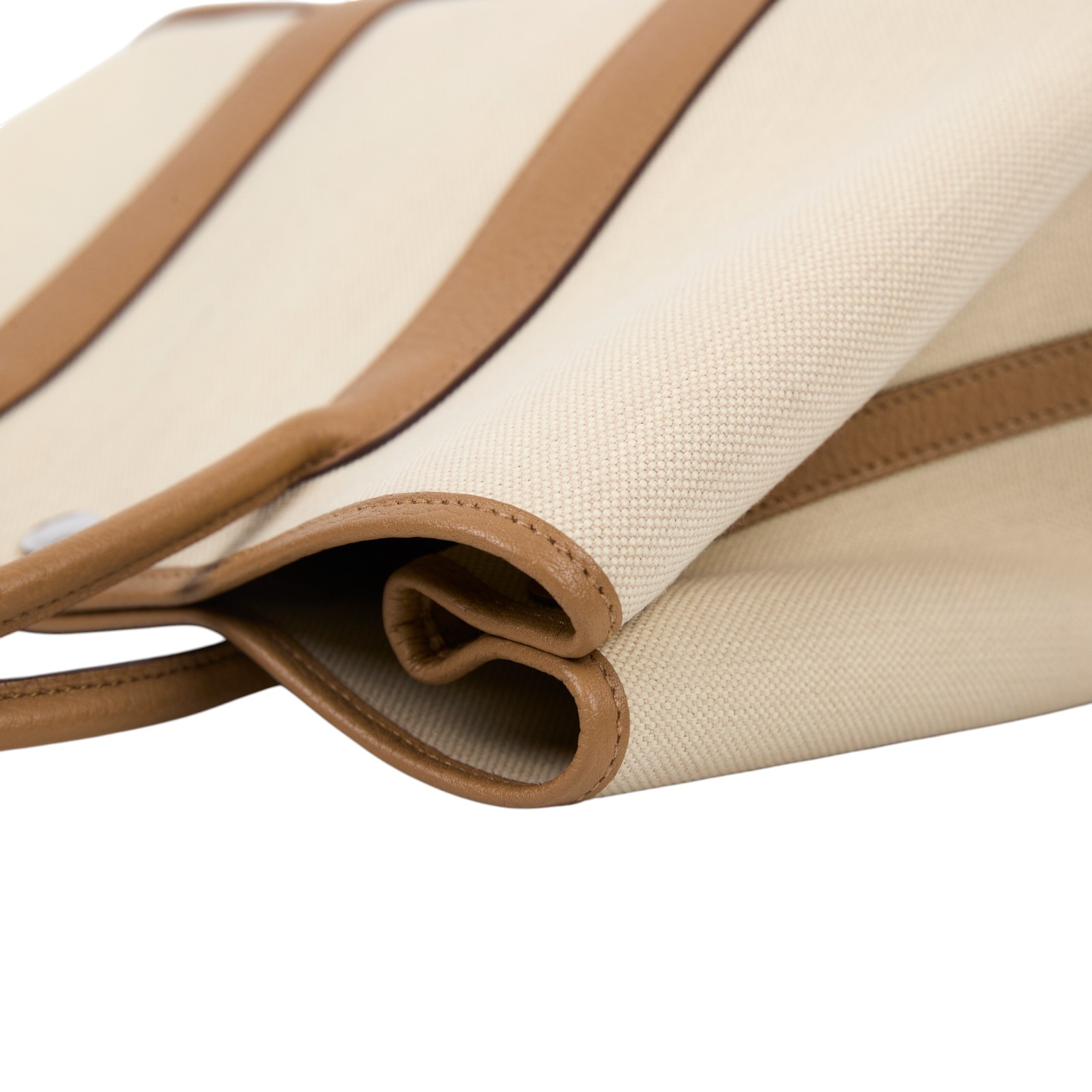 愛馬仕 Hermes Garden Party 花園派對包 30 銀色五金 冰川白 餅乾色 H069573CKBN /  原廠盒子/防塵袋/購買證明