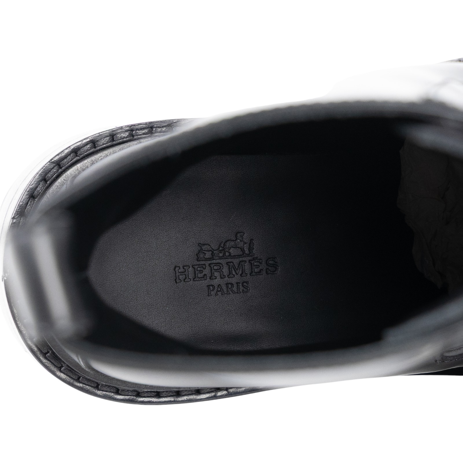 愛馬仕 Hermes Kelly 亮面小牛皮短靴 H222070Zv02370 /WS22207OZ 2305 黑KELLY 靴 原廠盒子/防塵袋/鞋帶