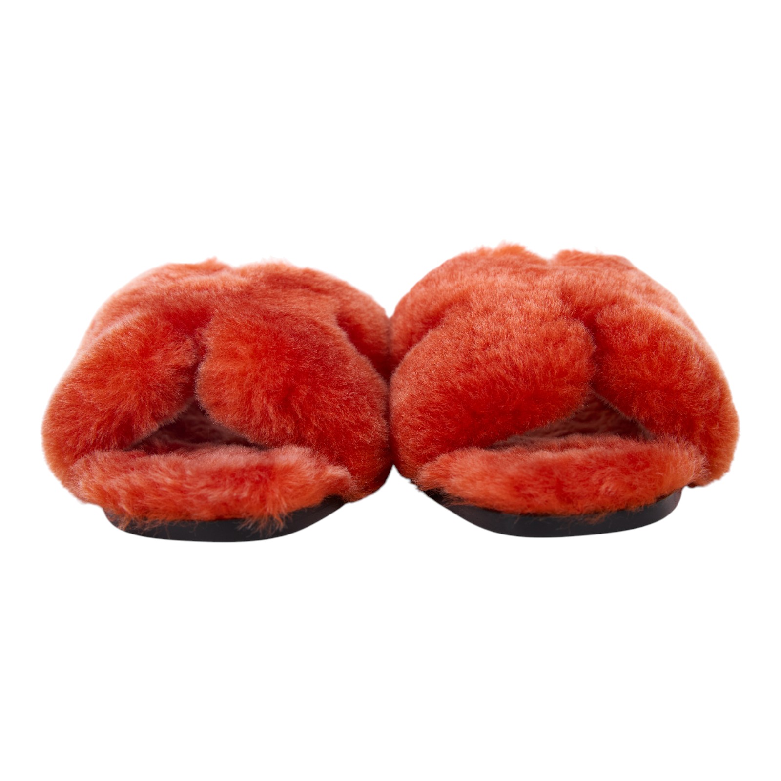 愛馬仕 Hermes Oran 涼鞋 H231288ZvGS370 /231288ZH 橘毛毛H拖鞋 原廠盒子/防塵袋